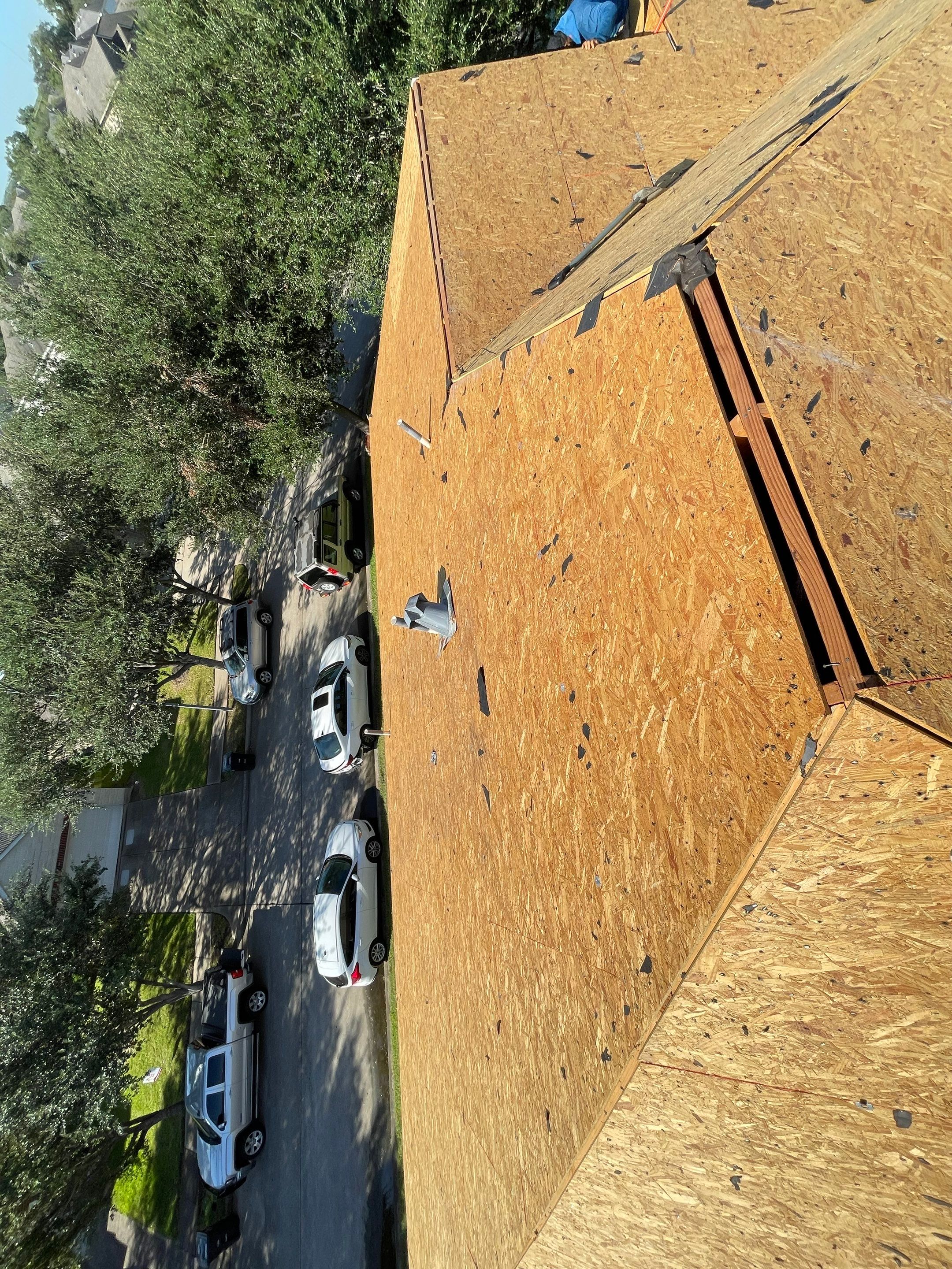 Residential Roofing Installation using Atlas Pinnacle® Pristine Shingles Weatherwood Color by CAP Roofing and Construction LLC