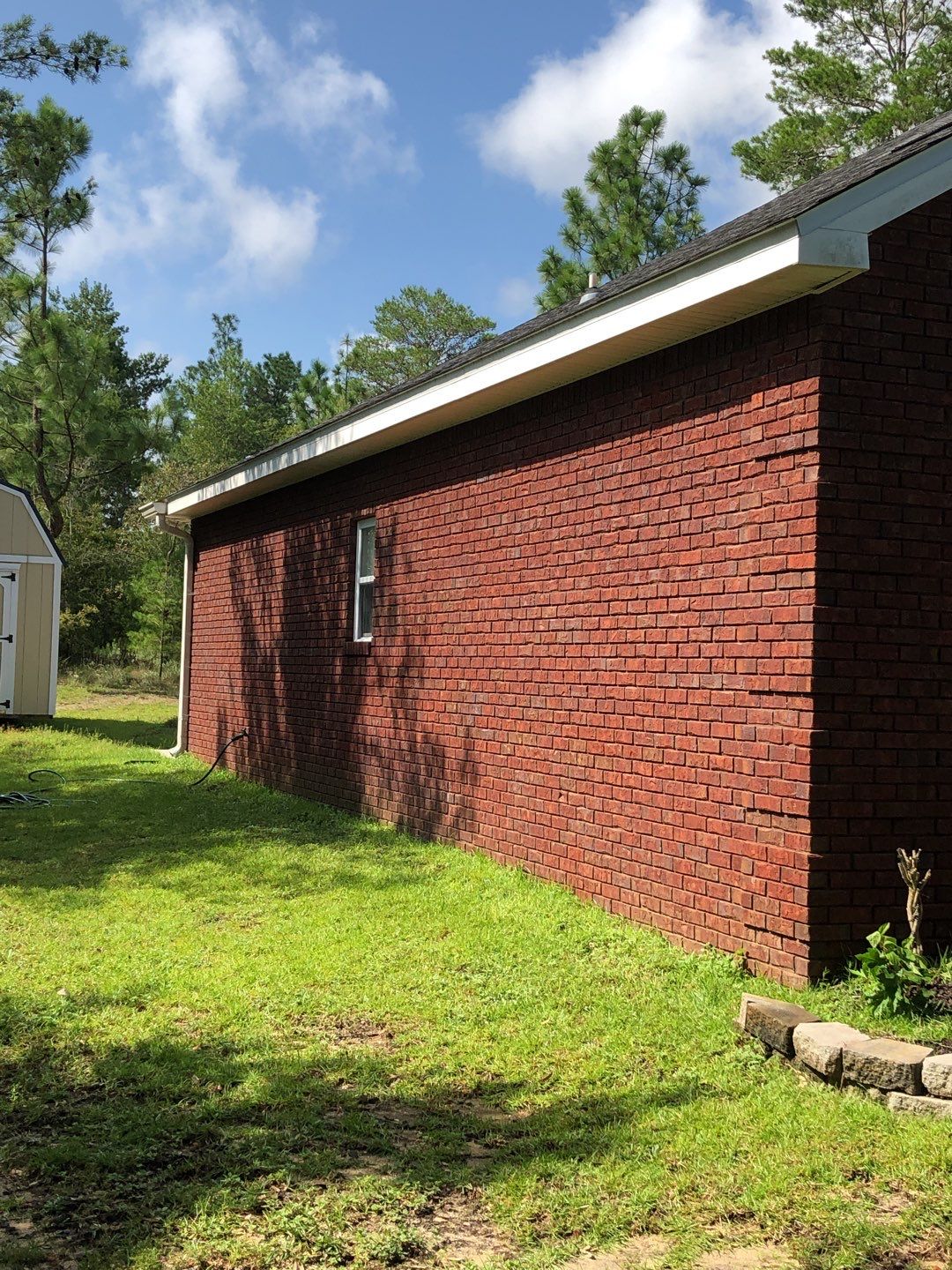 Gutter Installation using White K-Style Seamless Gutters by Gutter Professors
