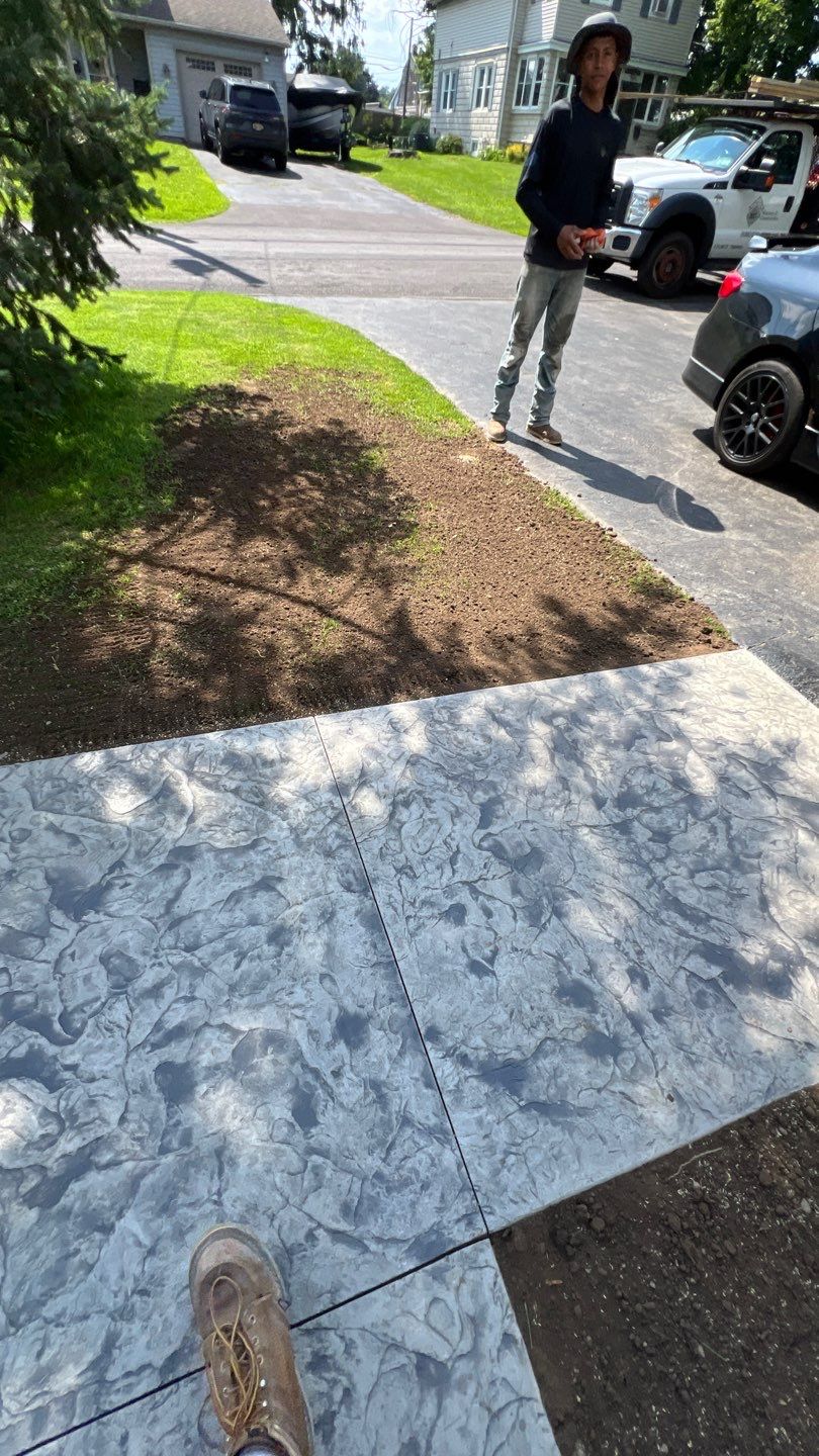 Rochester Oxford Slate Walkway by NG Masonry & Construction LLC