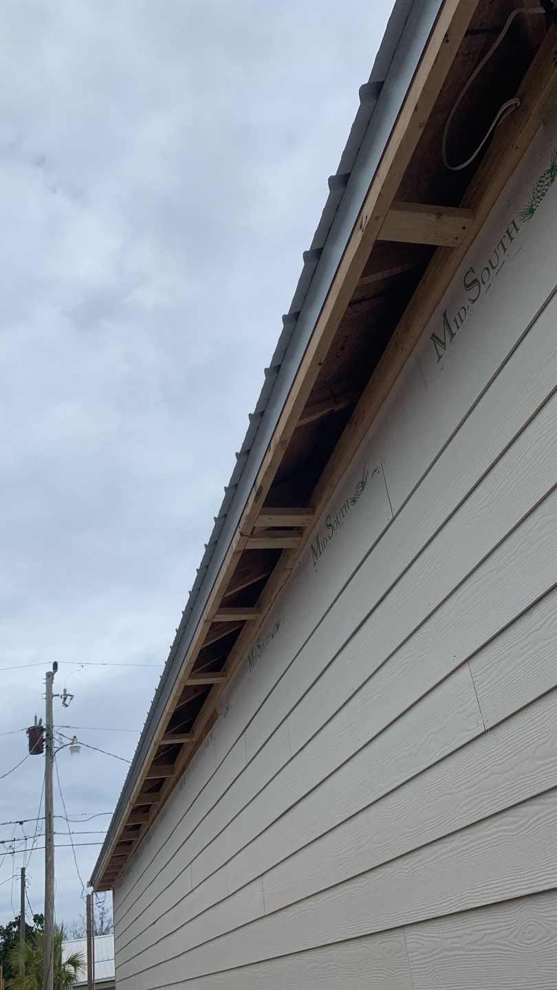 Soffit and Fascia Replacement and Gutter Installation using K-Style Gutters by Gutter Professors