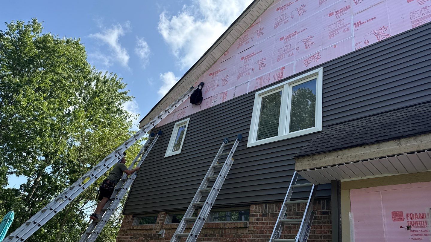 Siding Replacement using Alside Odyssey D4" Flagship Brown by 180 Contractors