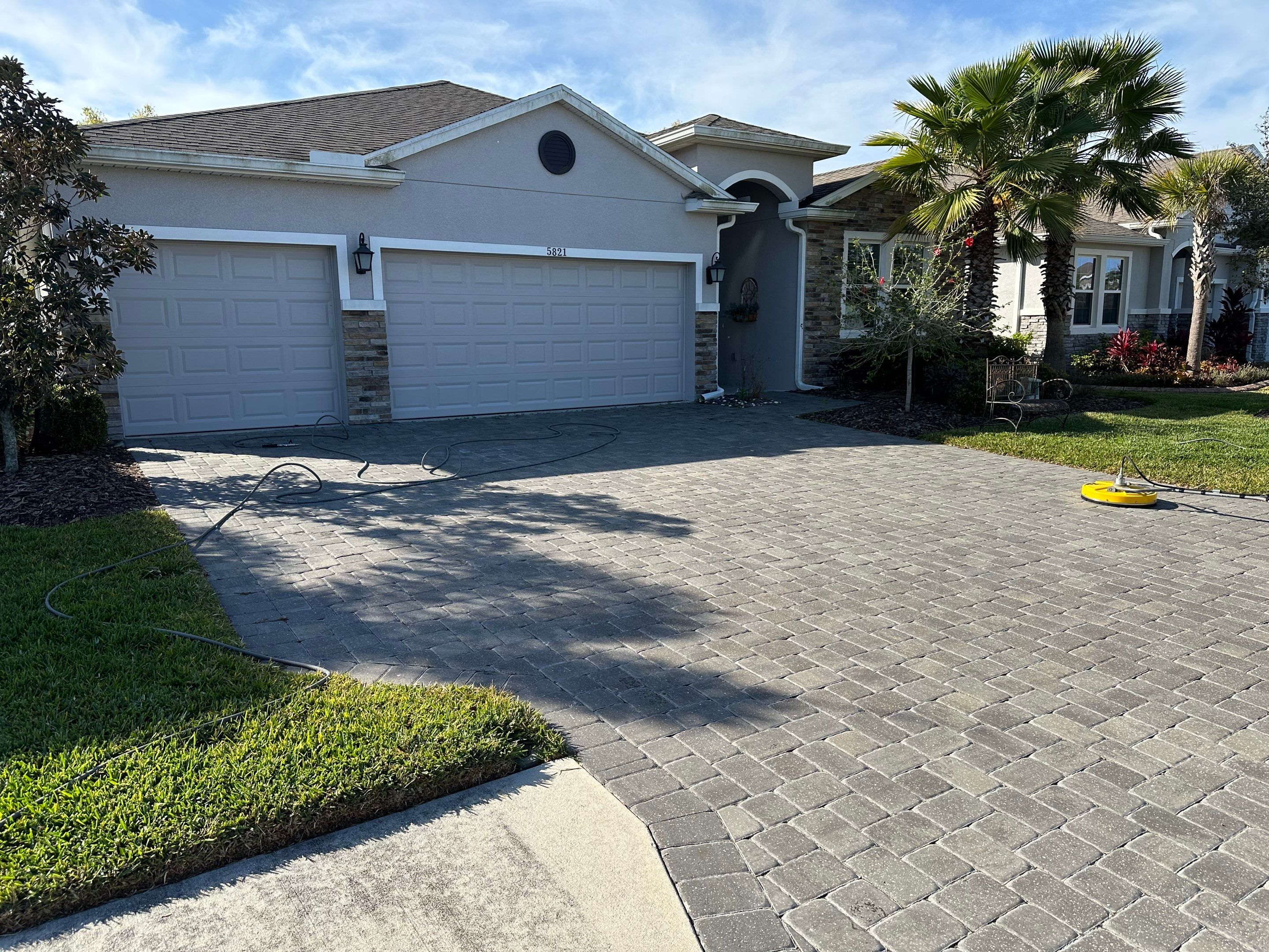 House Wash and Paver Driveway Cleaning | Trevesta, Palmetto, FL | Sunshine AquaWash by Sunshine AquaWash