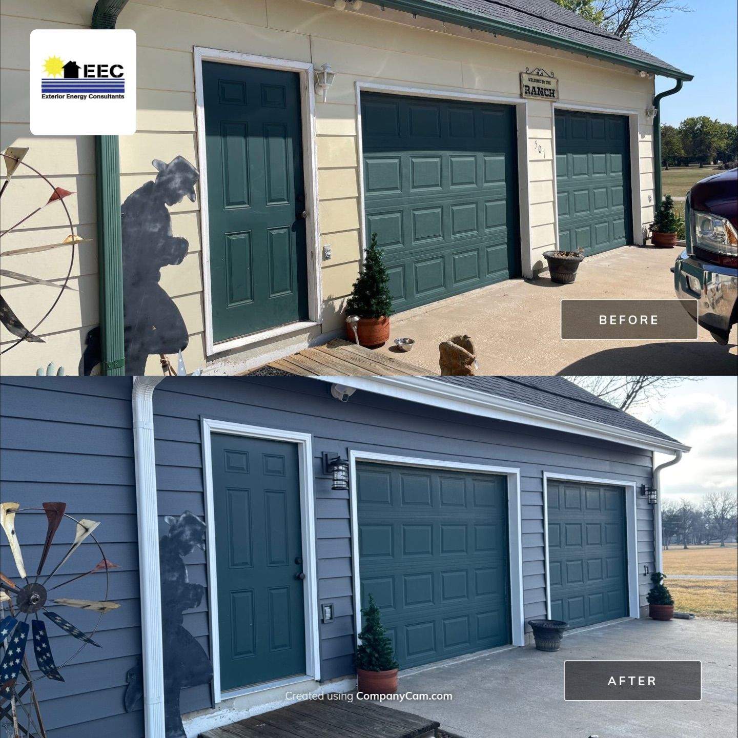 Siding Installation using Craneboard D7 by EEC Windows, Siding & Roofing