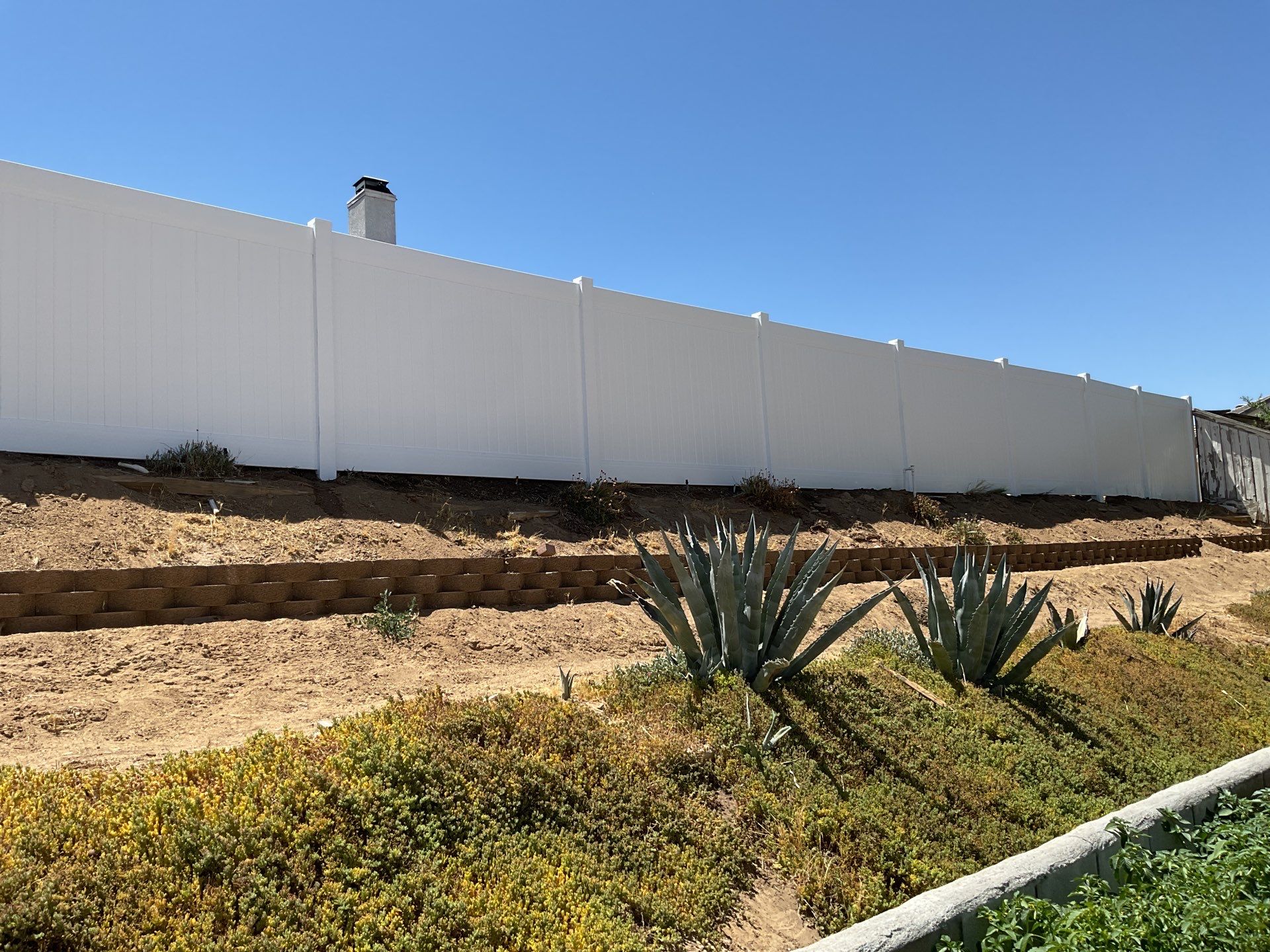 Fence Installation using Vinyl by Fence Guys Inc. 