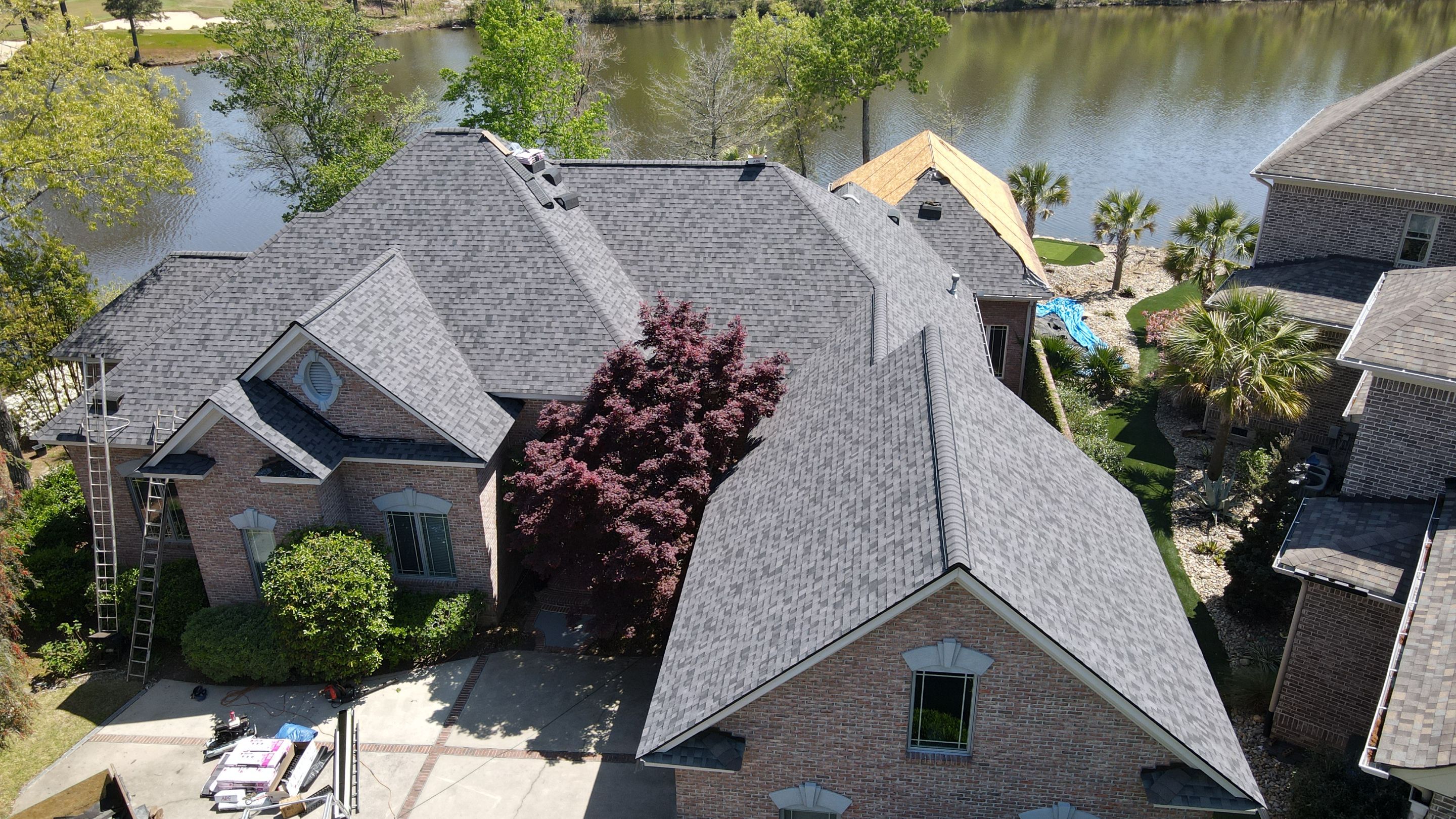 Residential Roofing Installation using Owens Corning Duration Midnight Plum by Indigo State Roofing