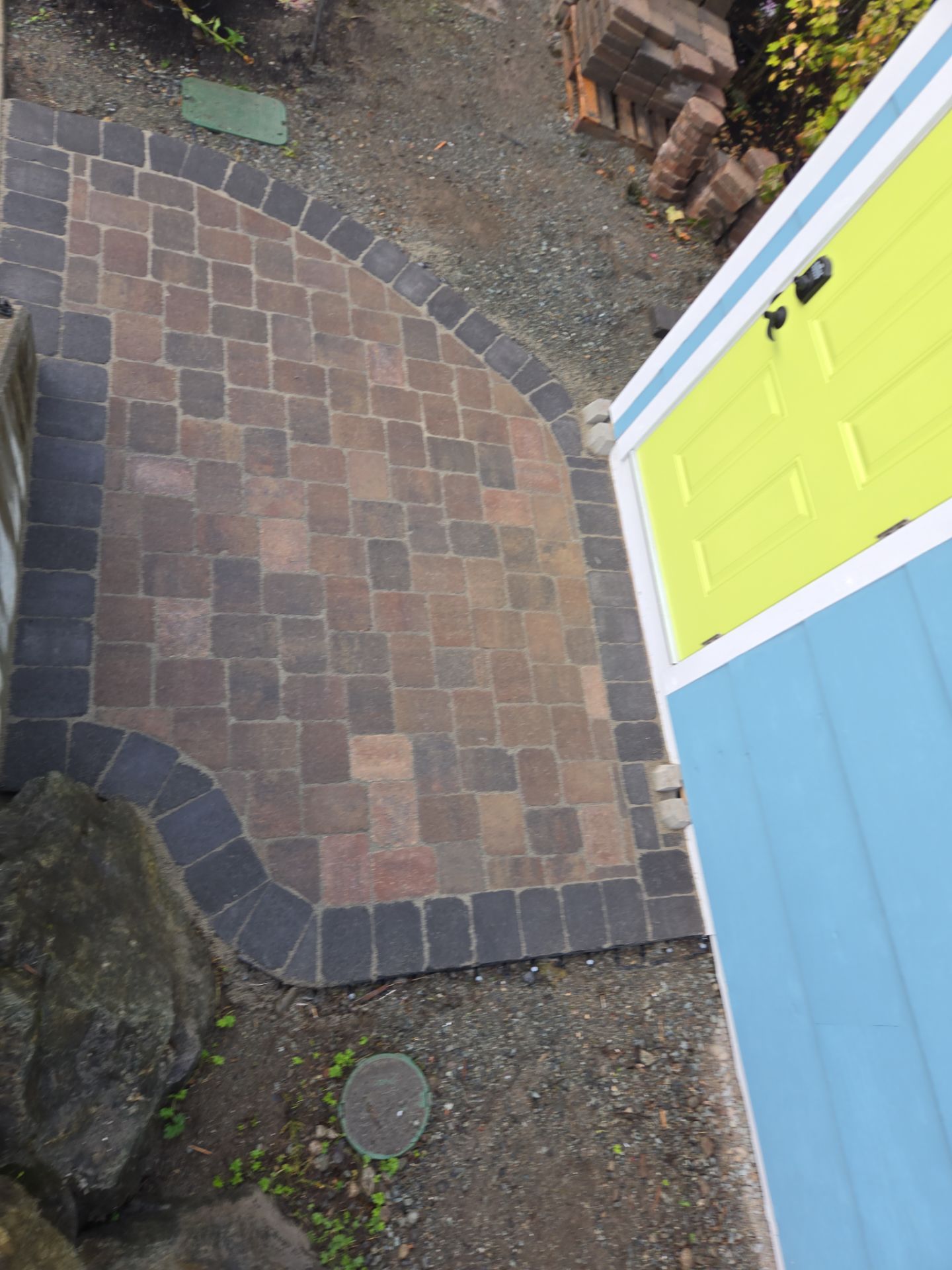 Backyard Transformation — Custom Shed, Paver Patio & Retaining Wall by Habanero Garden and Exterior Care