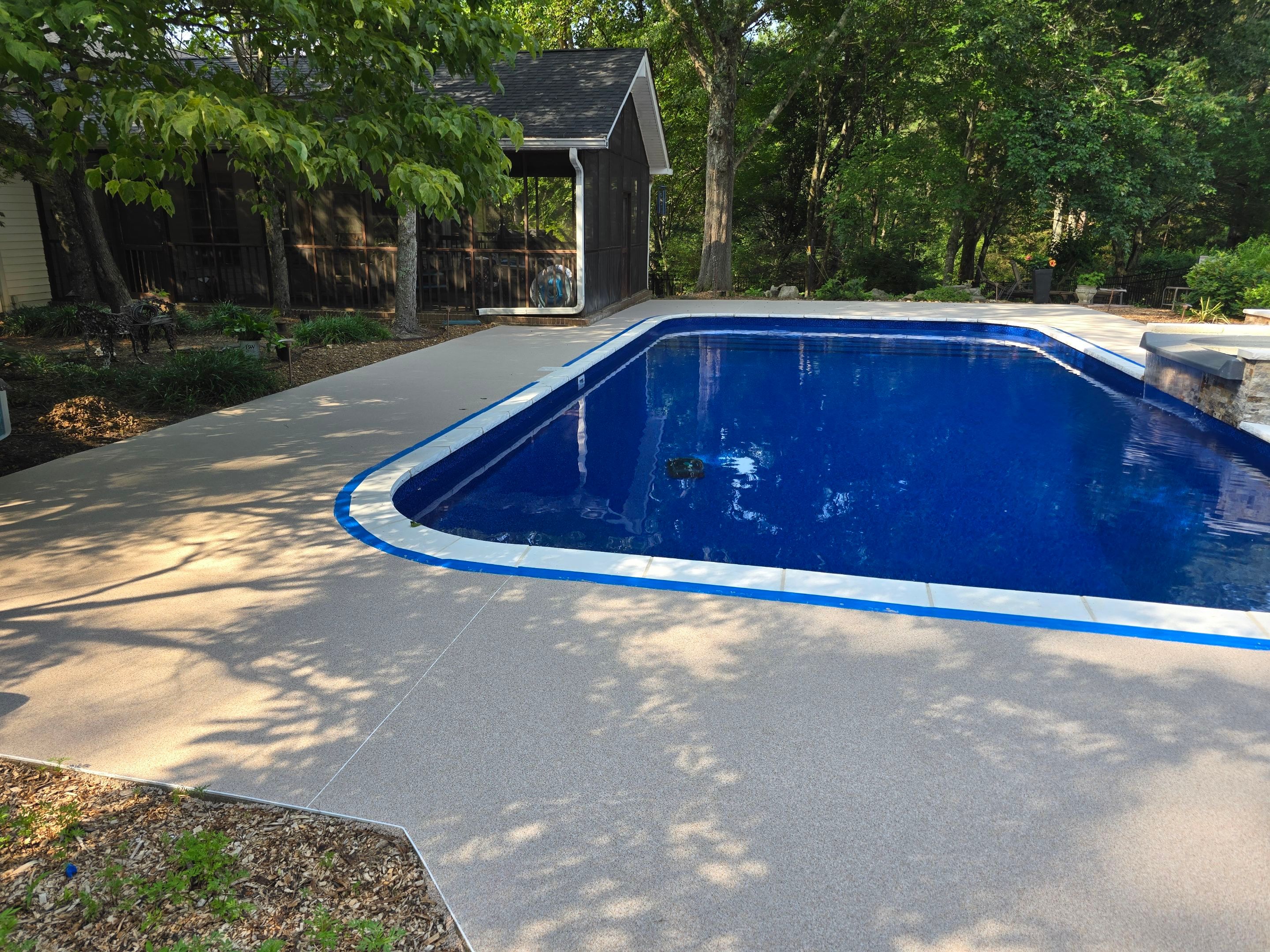 Pool Deck Using Coconut by Elite Floor Solutions