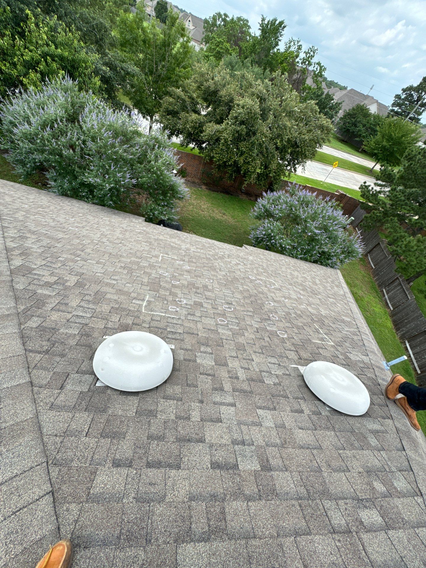 Hail Damage using Owen's Corning Duration (Lifetime) Shingles by Roof Repair Company