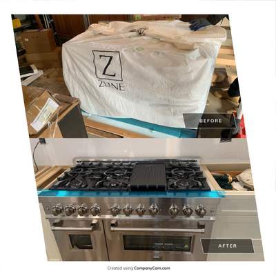 Appliance Installation using Gas Appliances