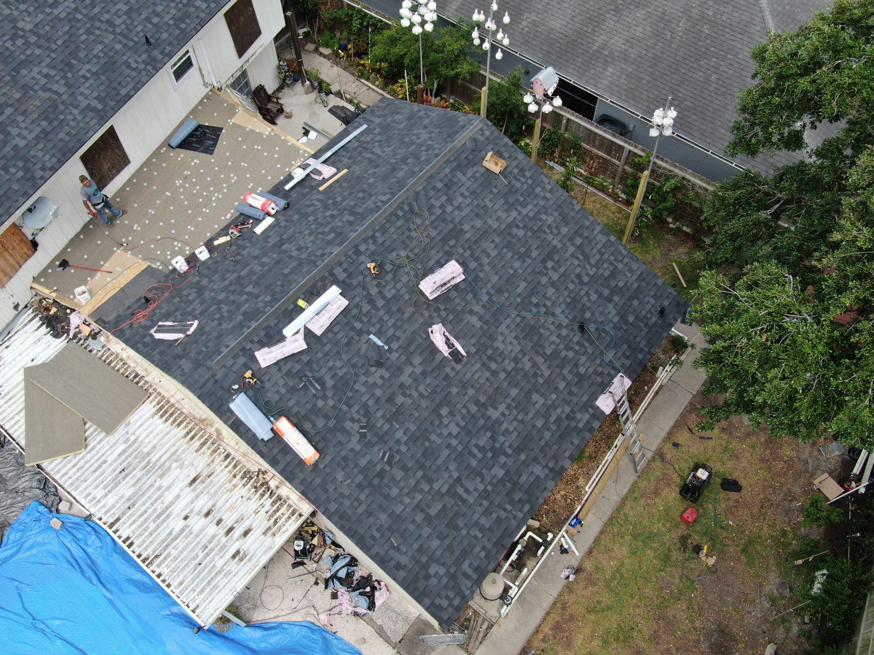 Its to Hot! Insulate this roof by Bayfront Roofing and Construction