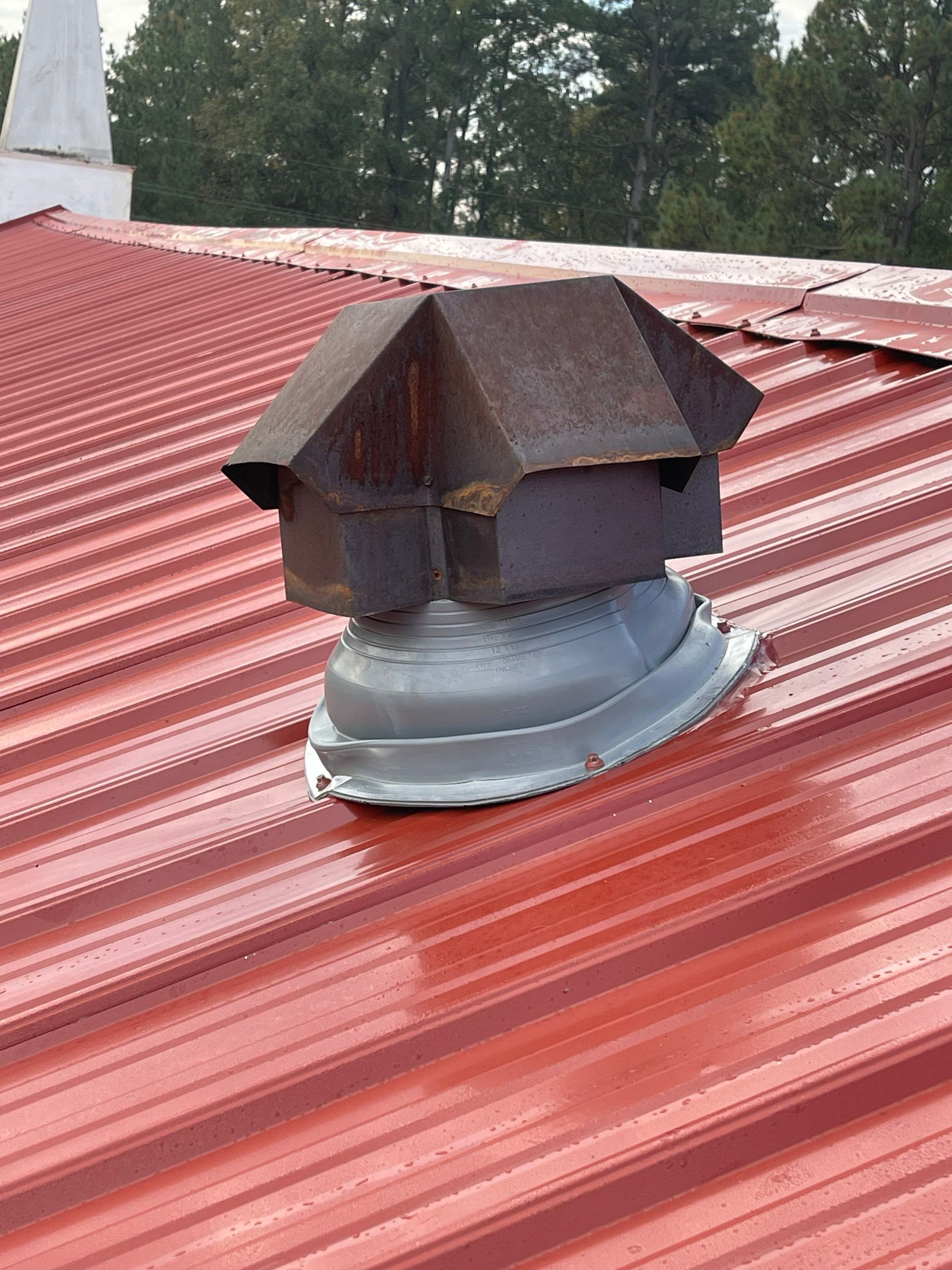 Residential Metal Roof Replacement using Reed's Metals: 26 GA. Colored Residential Metal Panels (Barn Red) by Hostetler Roofing