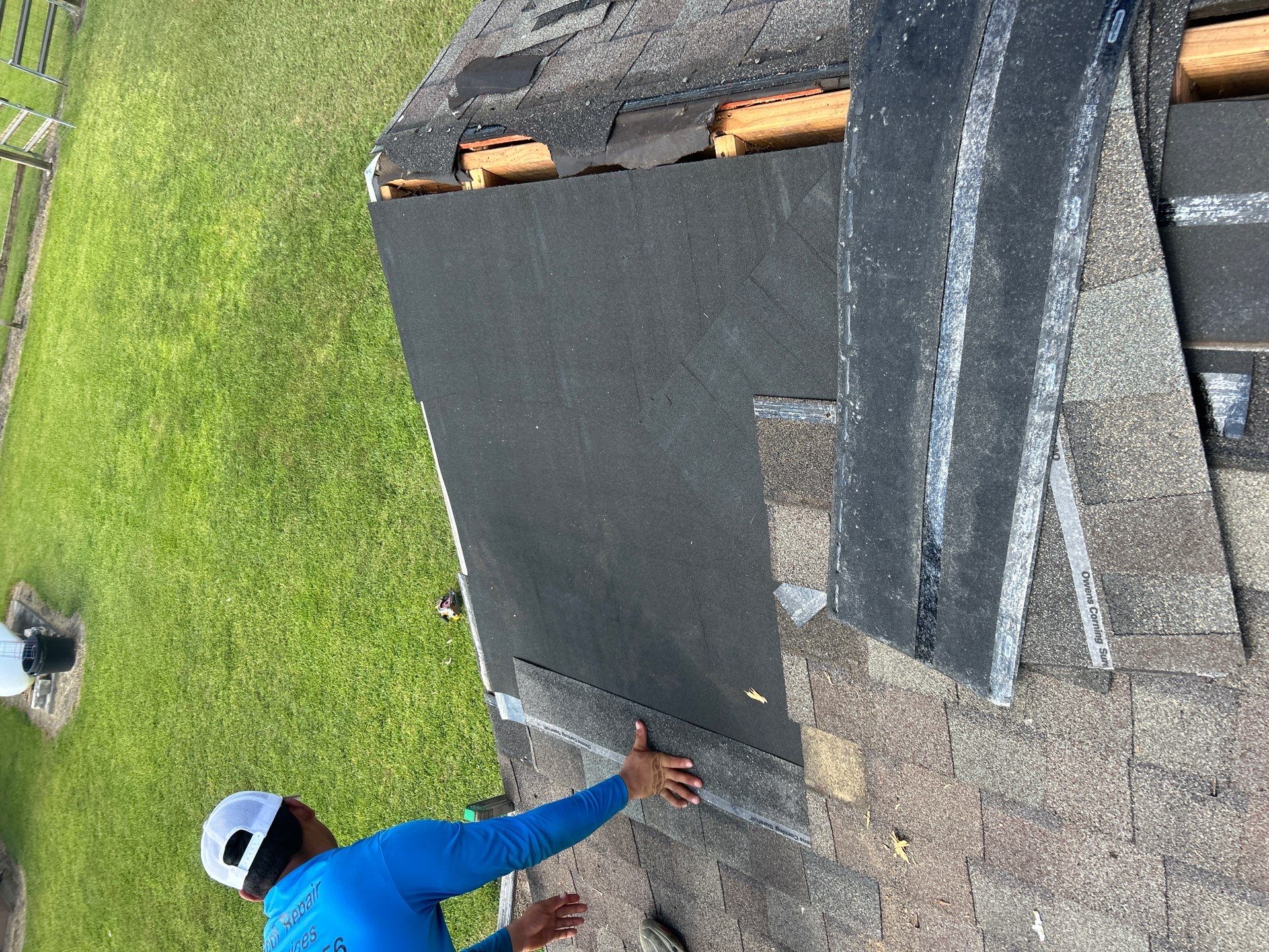 Hail Damage using Owen's Corning Duration (Lifetime) Shingles by Roof Repair Company