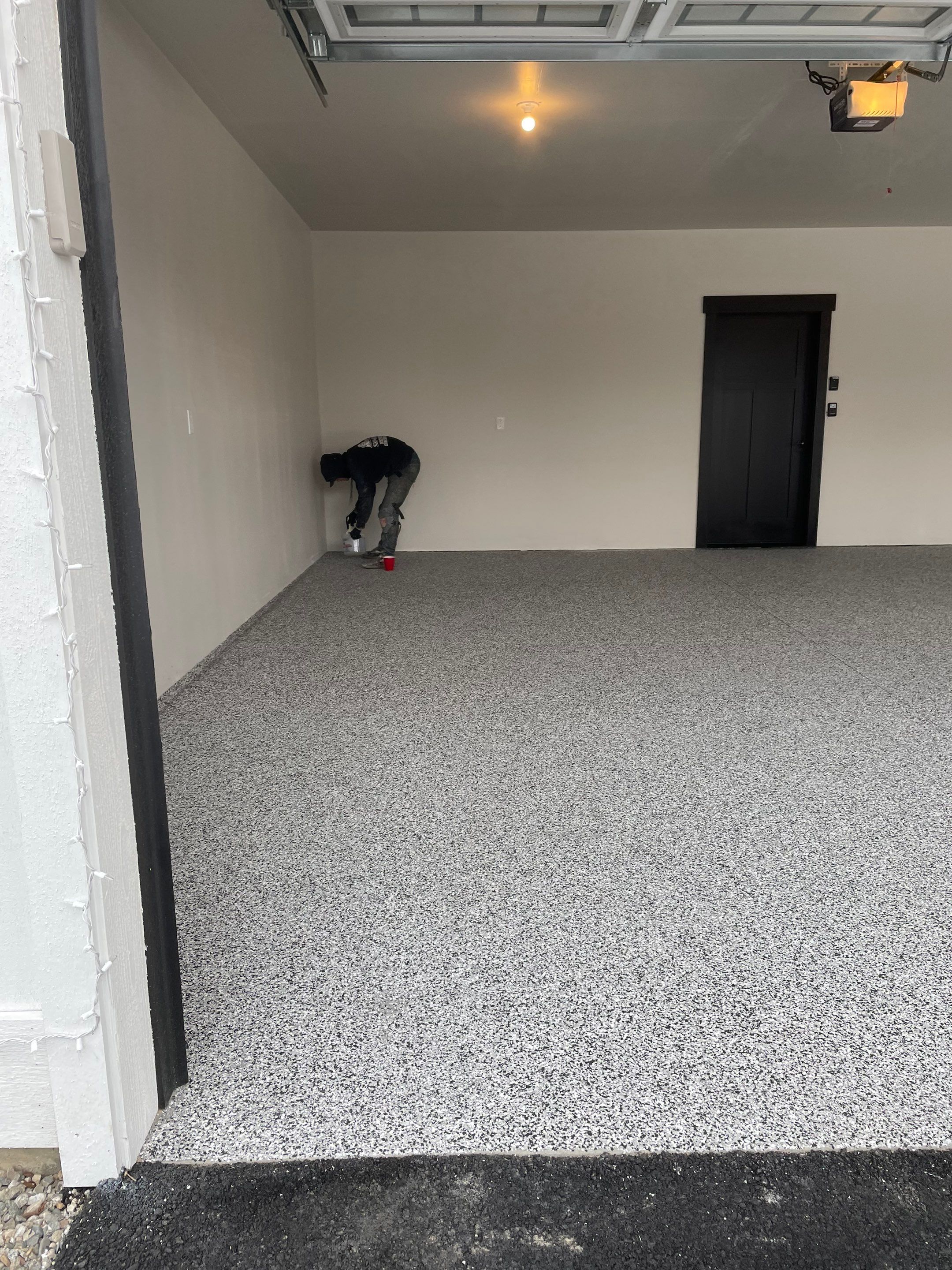 Garage Transformation using Domino and The Penntek Evolution System by Croc Coatings, LLC