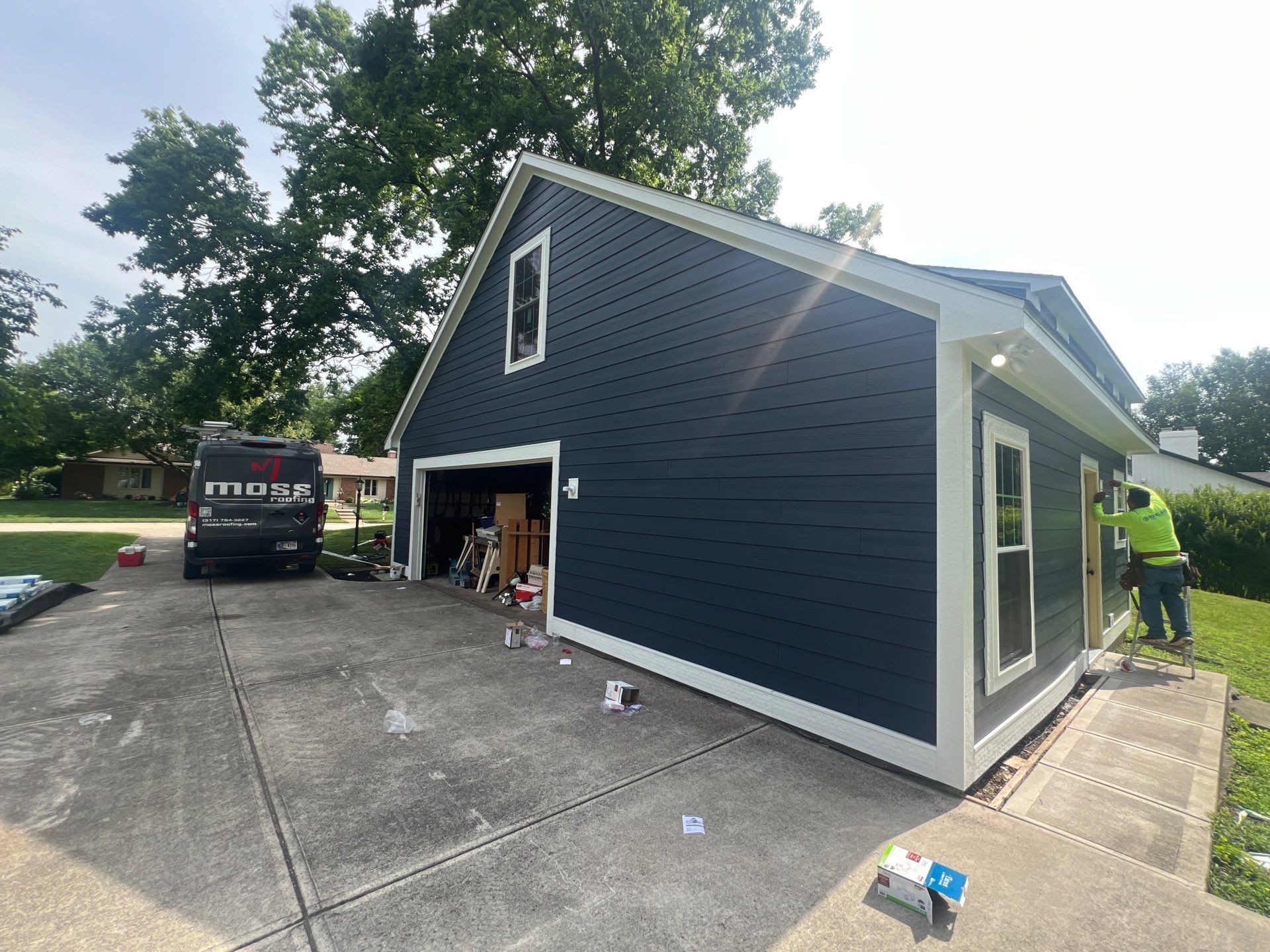 Project in Carmel by Moss Roofing