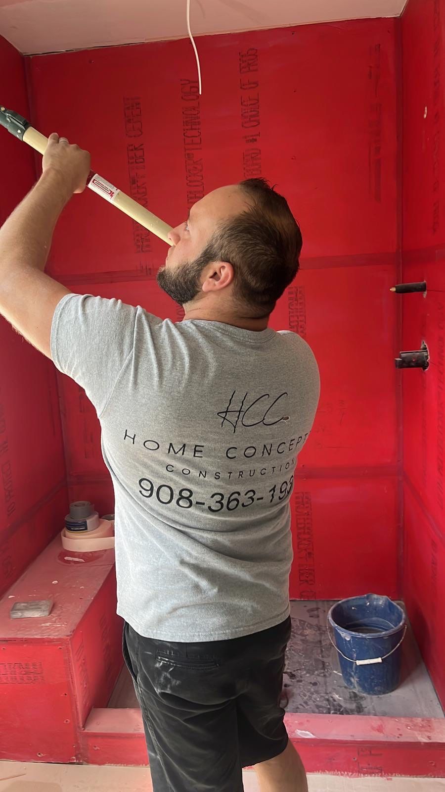 Bathroom Remodel using Tile by Home Concepts Construction