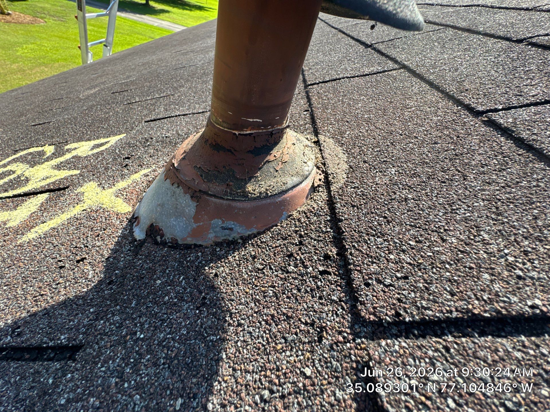Professional Roof Inspection Report for Real Estate Transaction in New Bern by North Carolina Roofs
