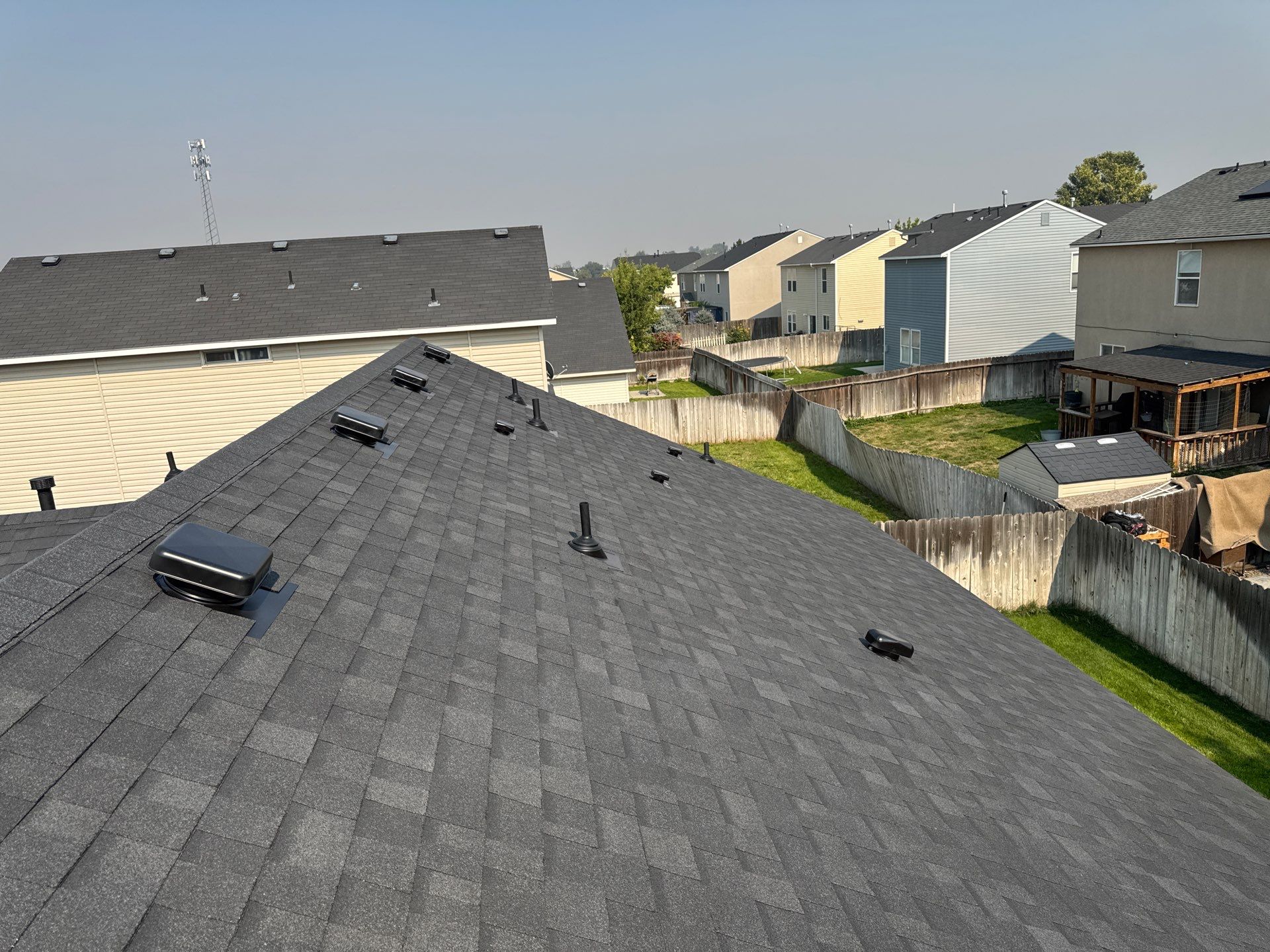 Residential Roof Replacement with Architectural Shingles in Caldwell by Olive Roofing