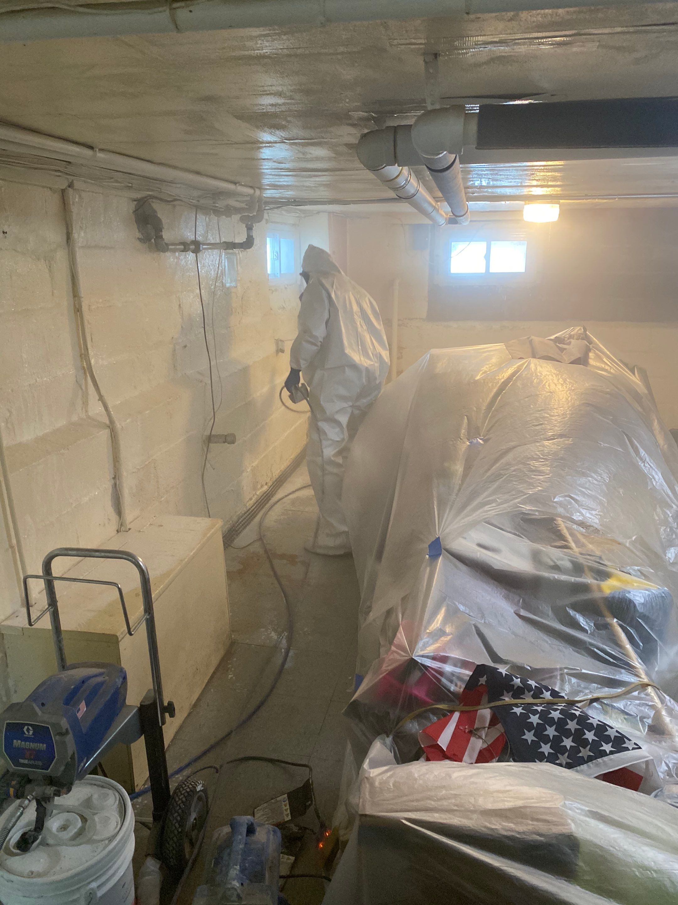 Interior French Drain Job in Bloomfield, NJ by Pure Service Pro, LLC 