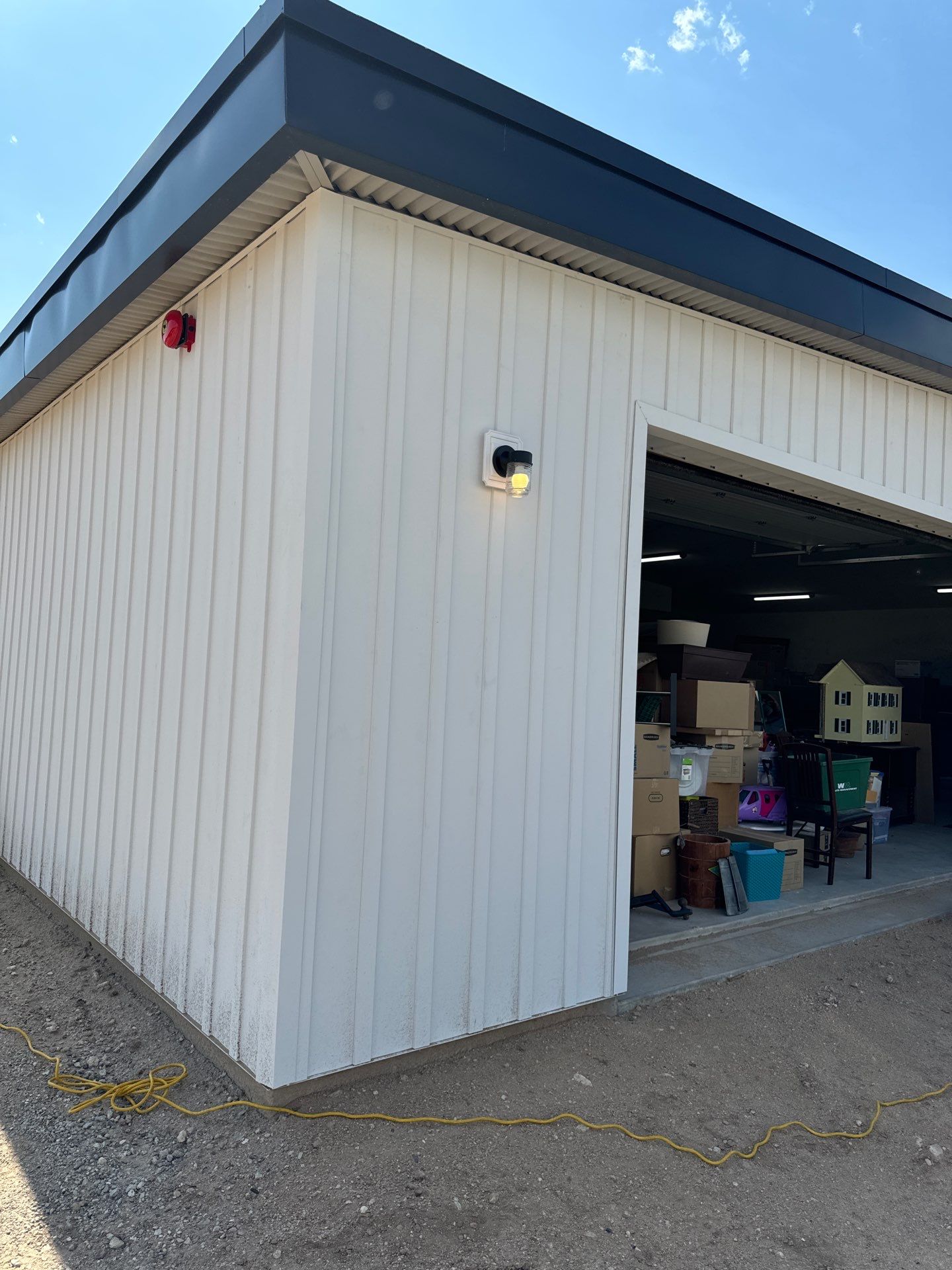 Polar White Metal Siding by Reimagine Roofing