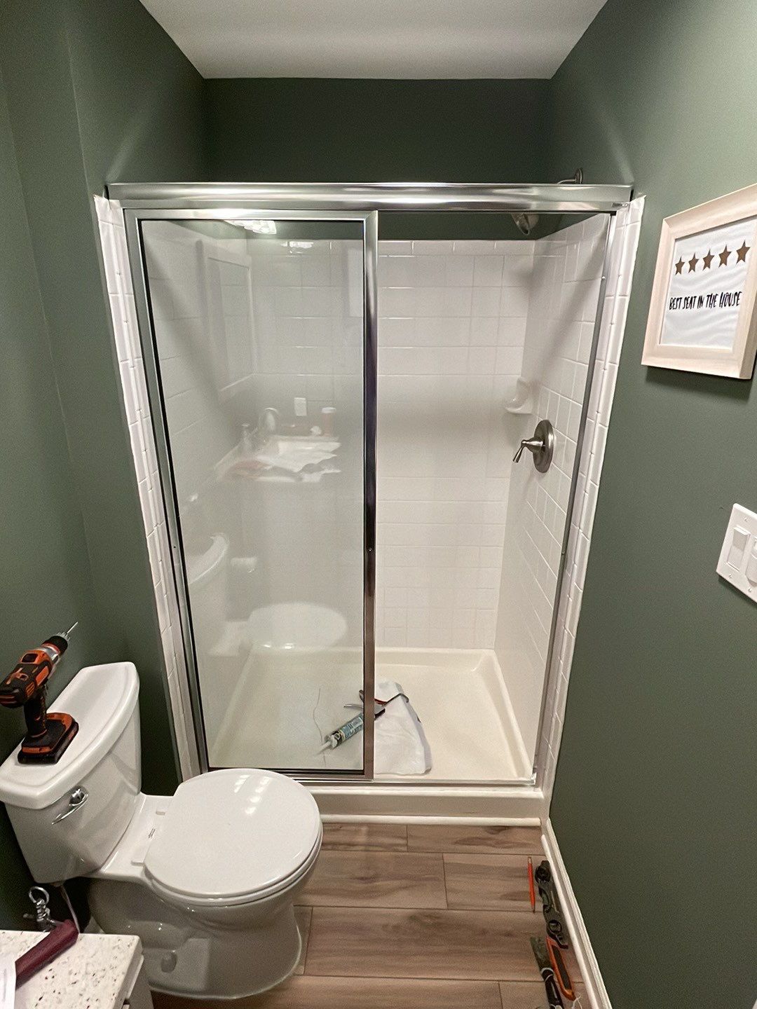 Shower Glass Door Installation using Shower Glass Door Kit by A1 NERDY HOMES LLC