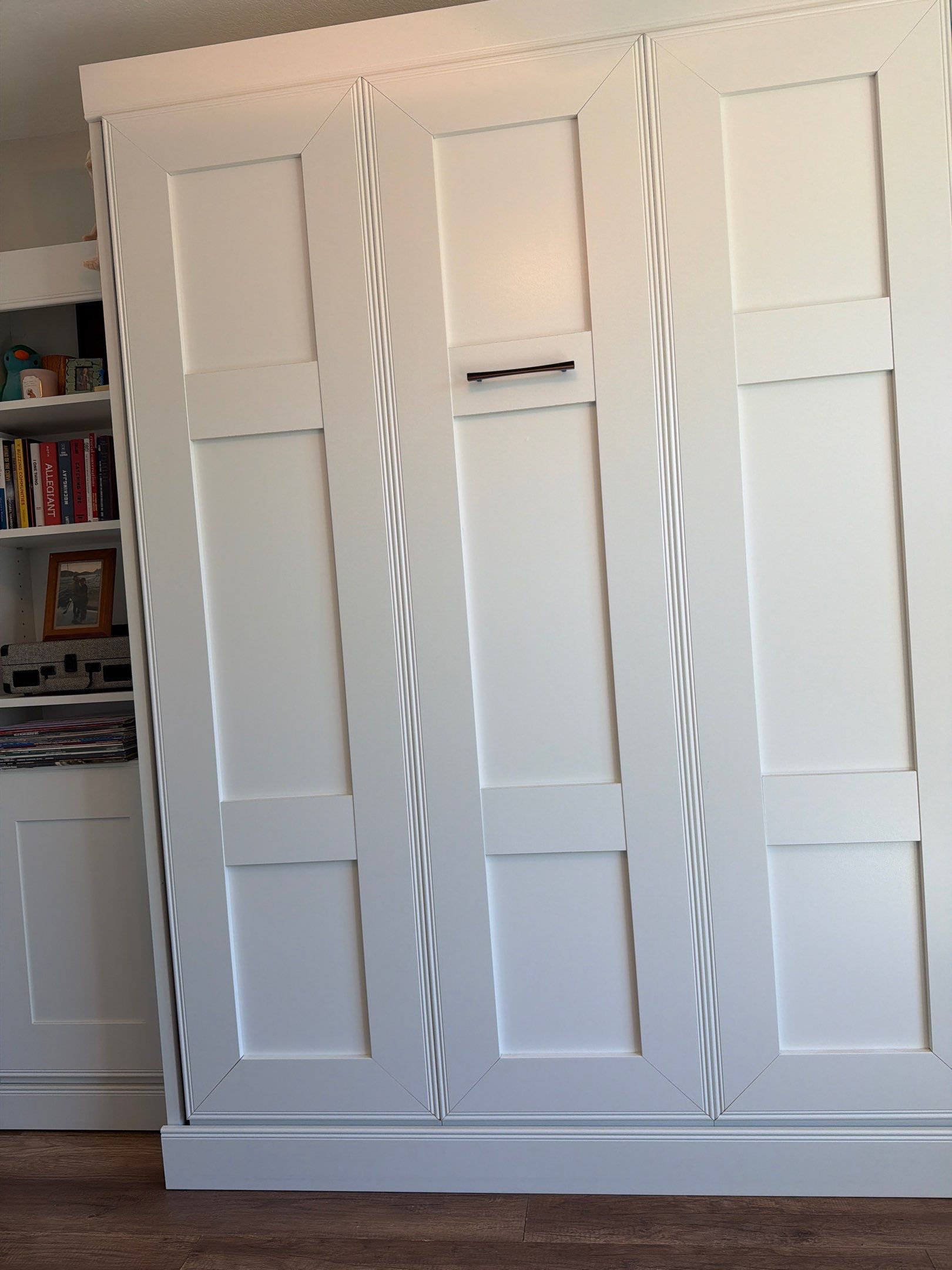 Custom Murphy Bed and Integrated Home Office Installation in Avondale by CompanyCam Sales Demo