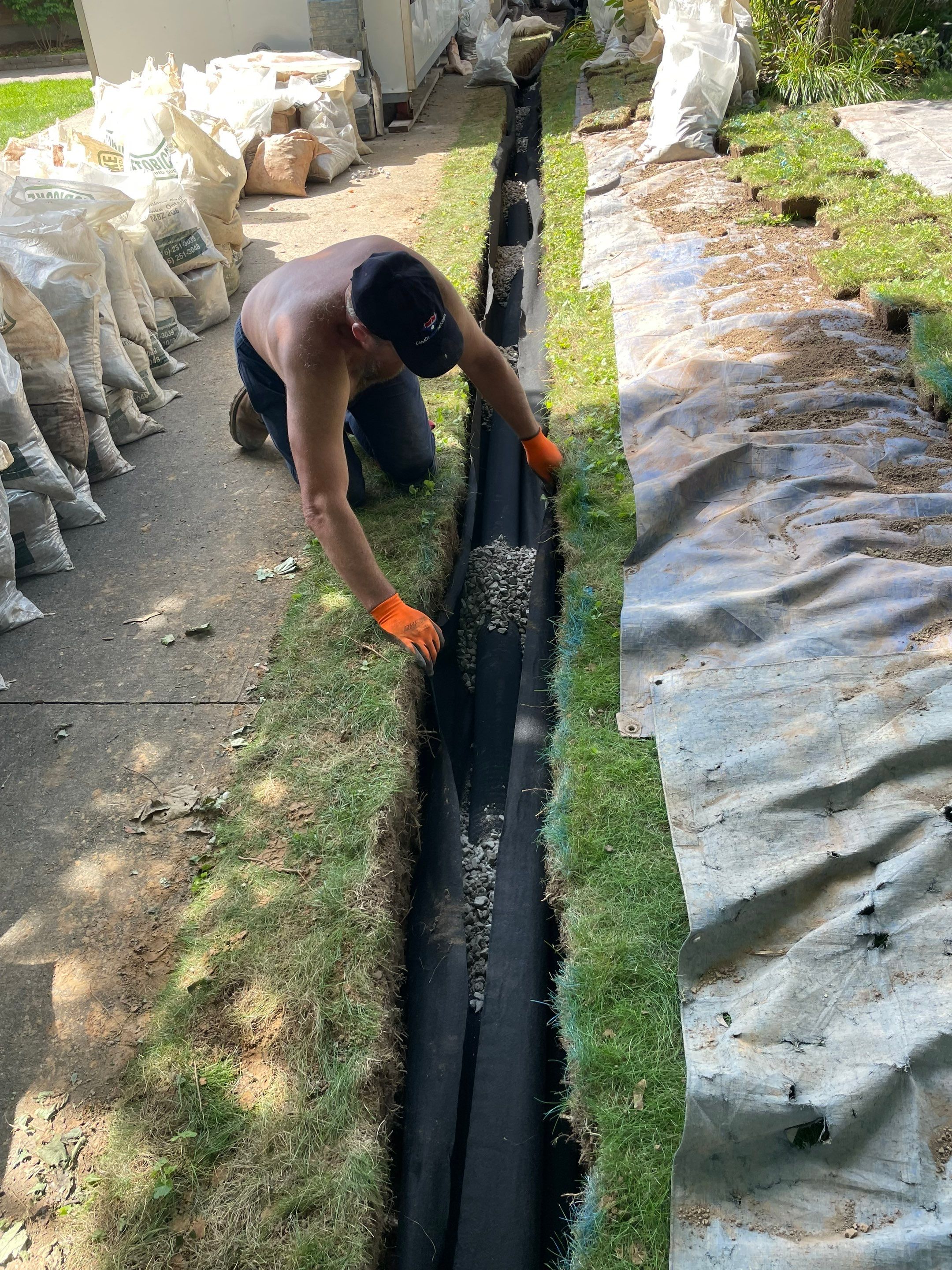 French Drain, Sump Pump, and Backwater Valve Installation in St. Catharines by Canada Waterproofers Inc