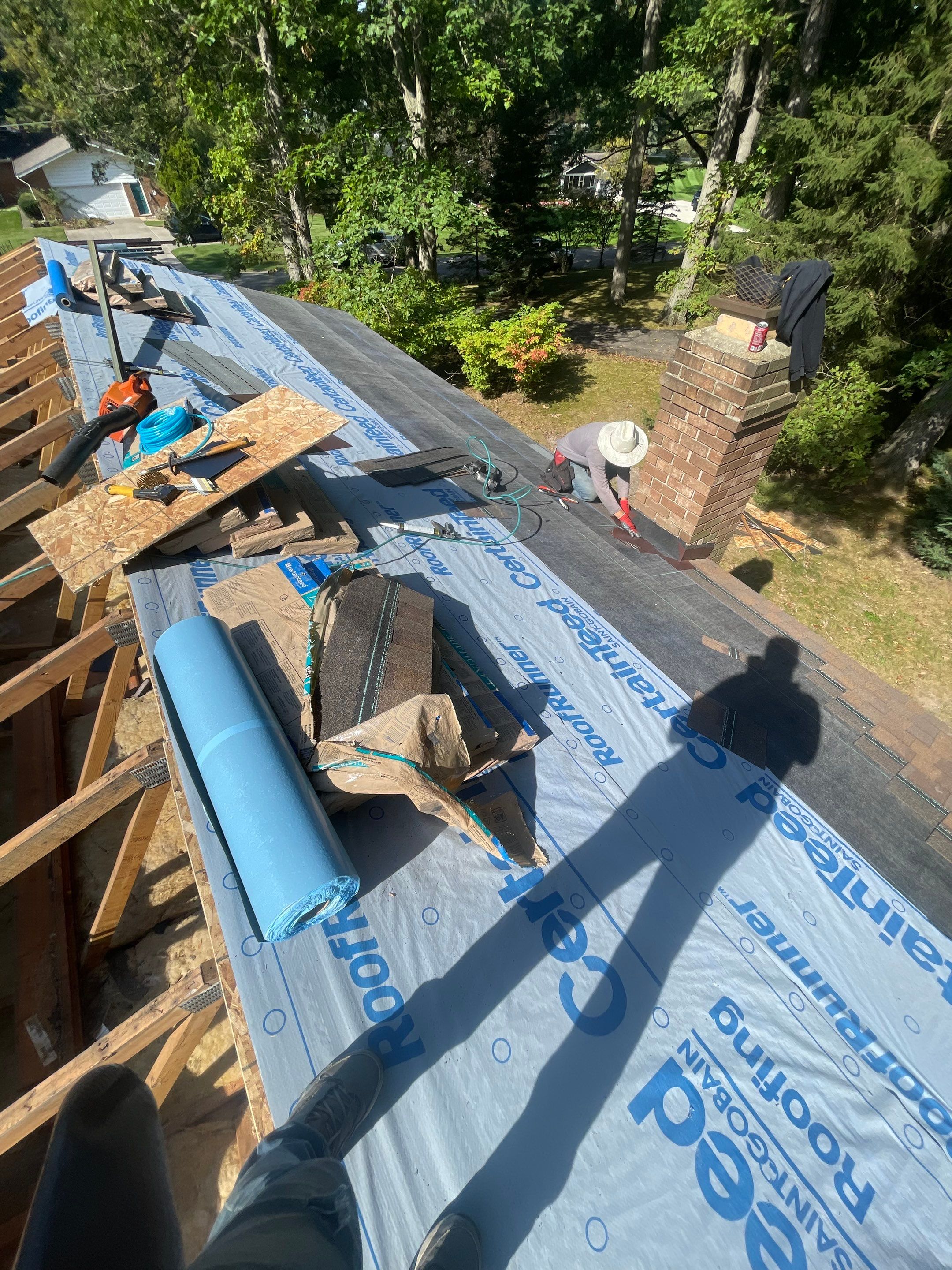 Roof Replacement using CertainTeed Landmark by 180 Contractors