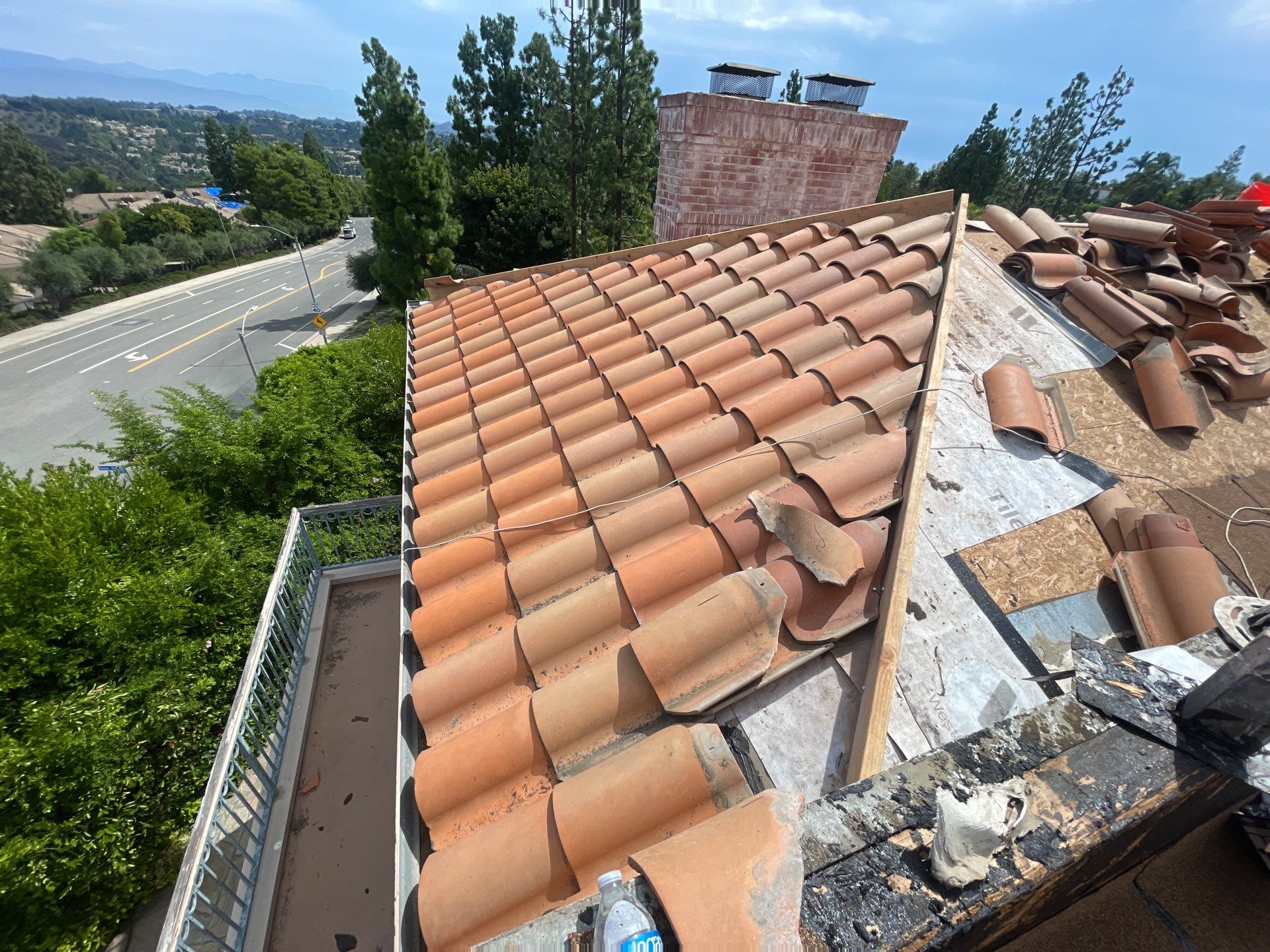Tile Reset Project- Los Angeles CA 90049 by Epic Roof Replacement