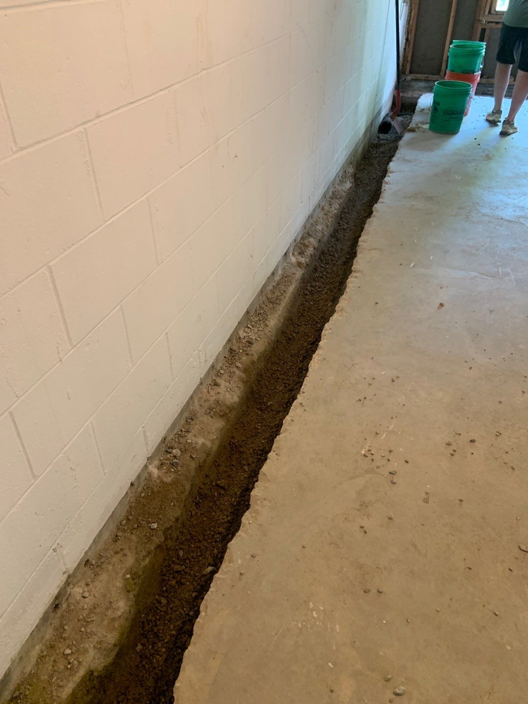 Correcting an Improper Installation for Alan in Chanhassen by Waterproofing Northeast