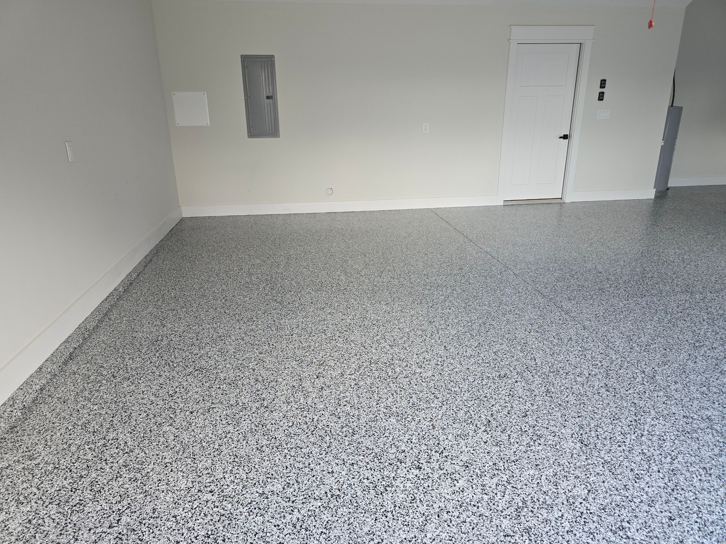 Garage using Domino by Elite Floor Solutions