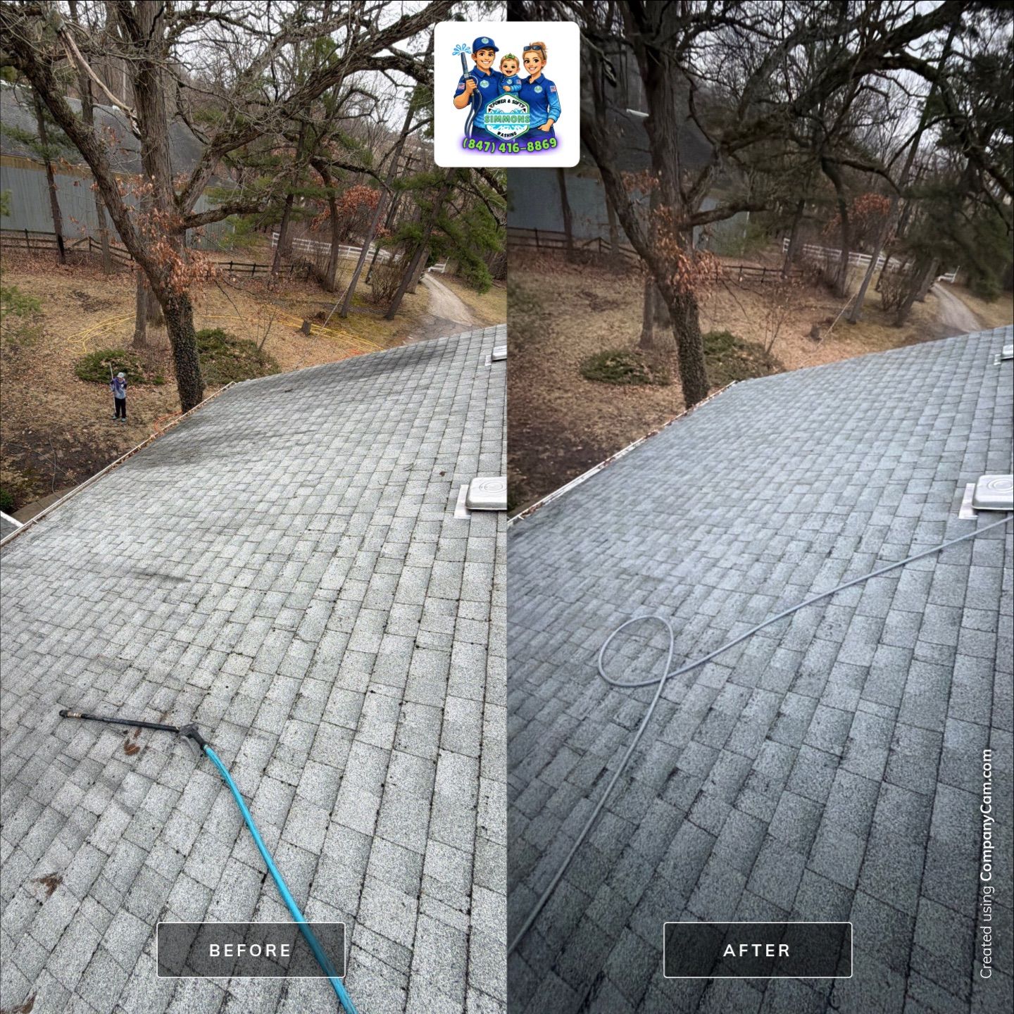 Project in Mundelein by Simmons Power & Soft Washing