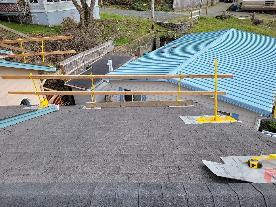 Residential Roofing Installation using Malarkey Highlander with Vented Ridge by Orezona Building & Roofing Company, Inc.