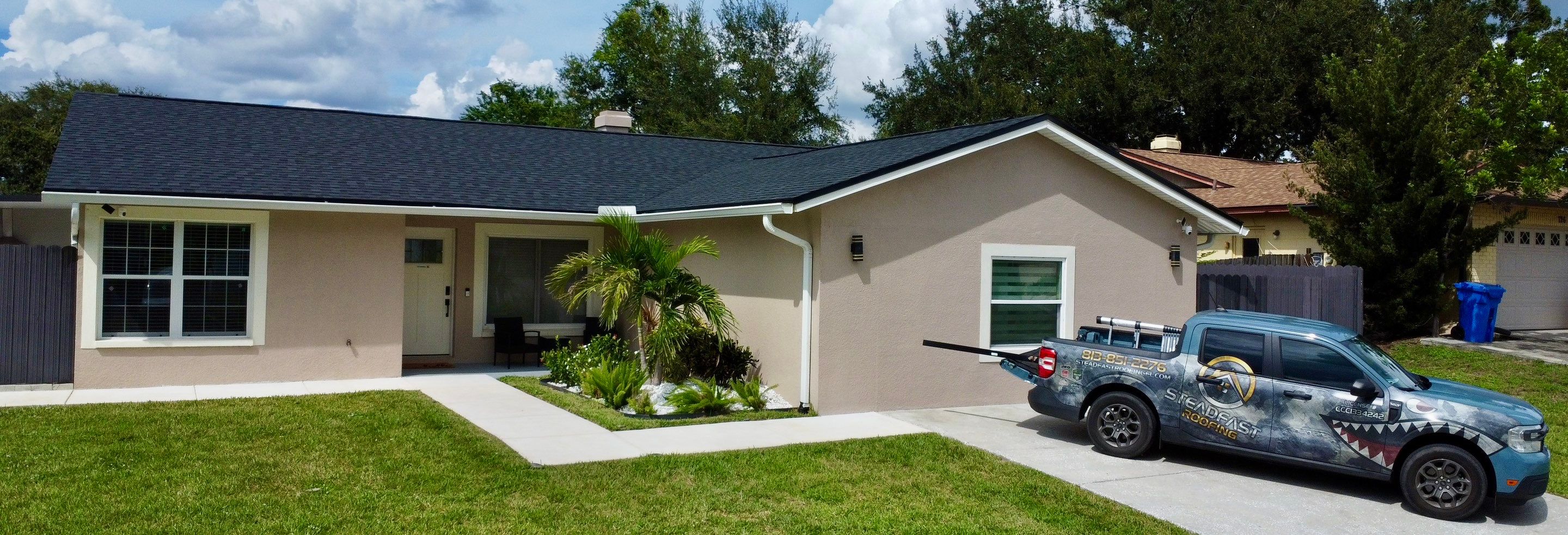 Roof Replacement in Brandon, FL. by Steadfast Roofing
