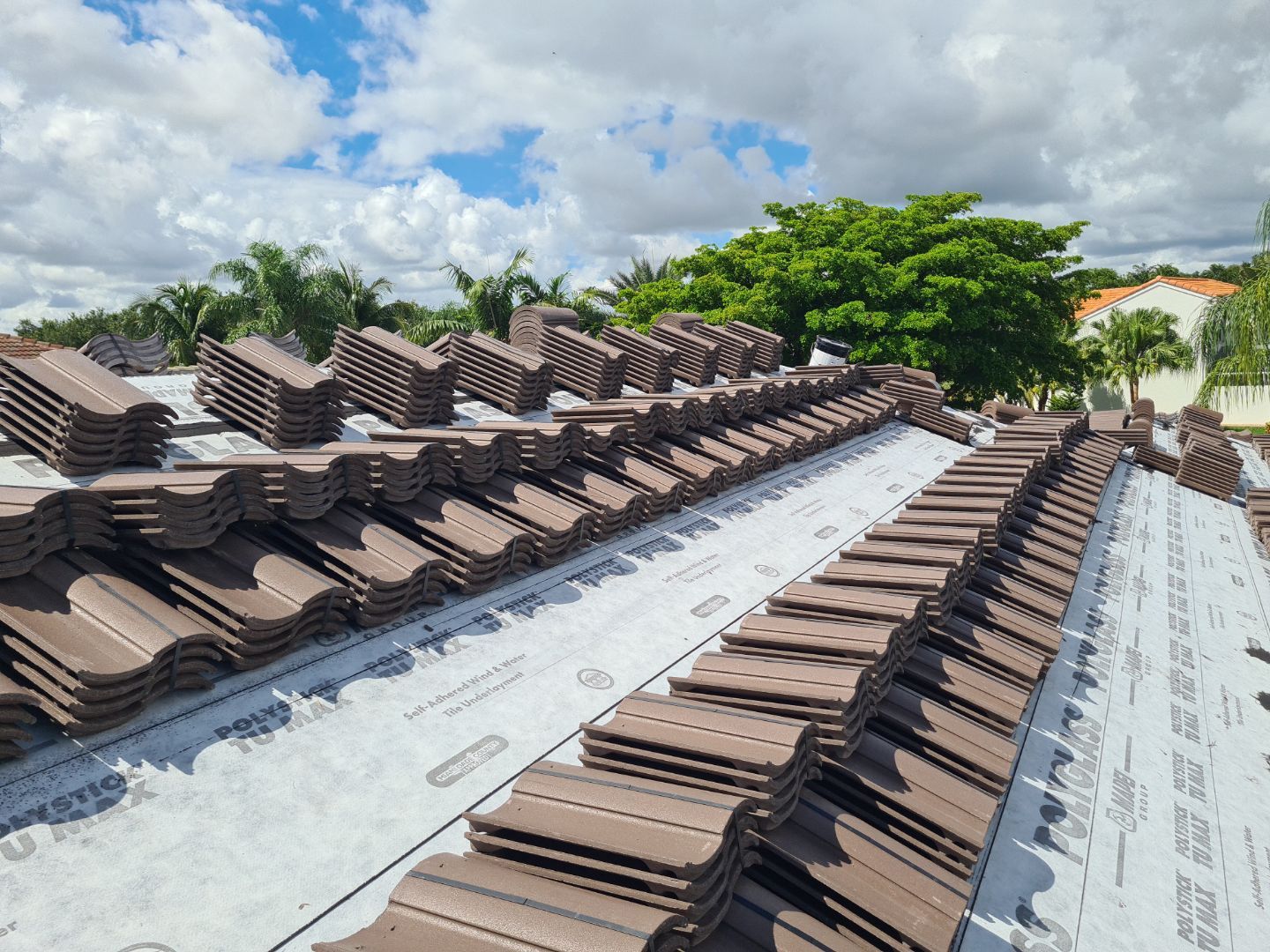 Residential Roofing Installation using WestLake Roofing Tile by BLUES BROTHERS ROOFING