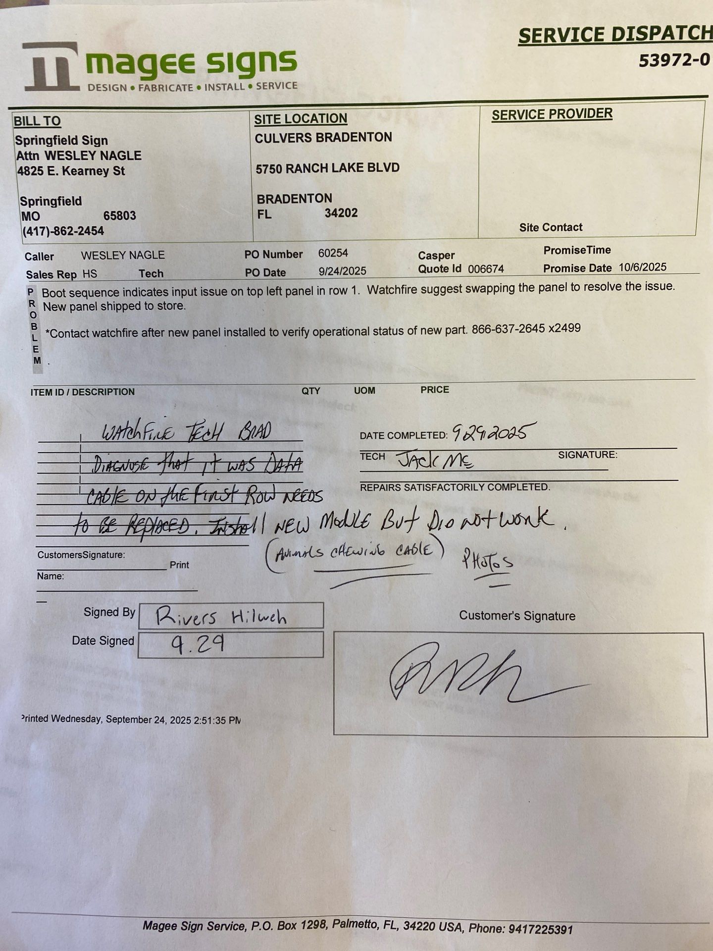 Magee Sign Services Inc featured photo.