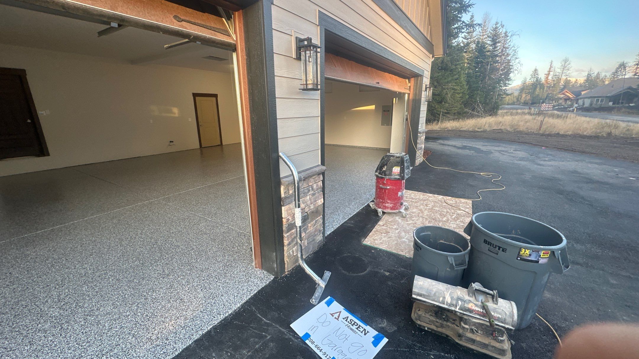 Garage Transformation using Domino by Croc Coatings, LLC