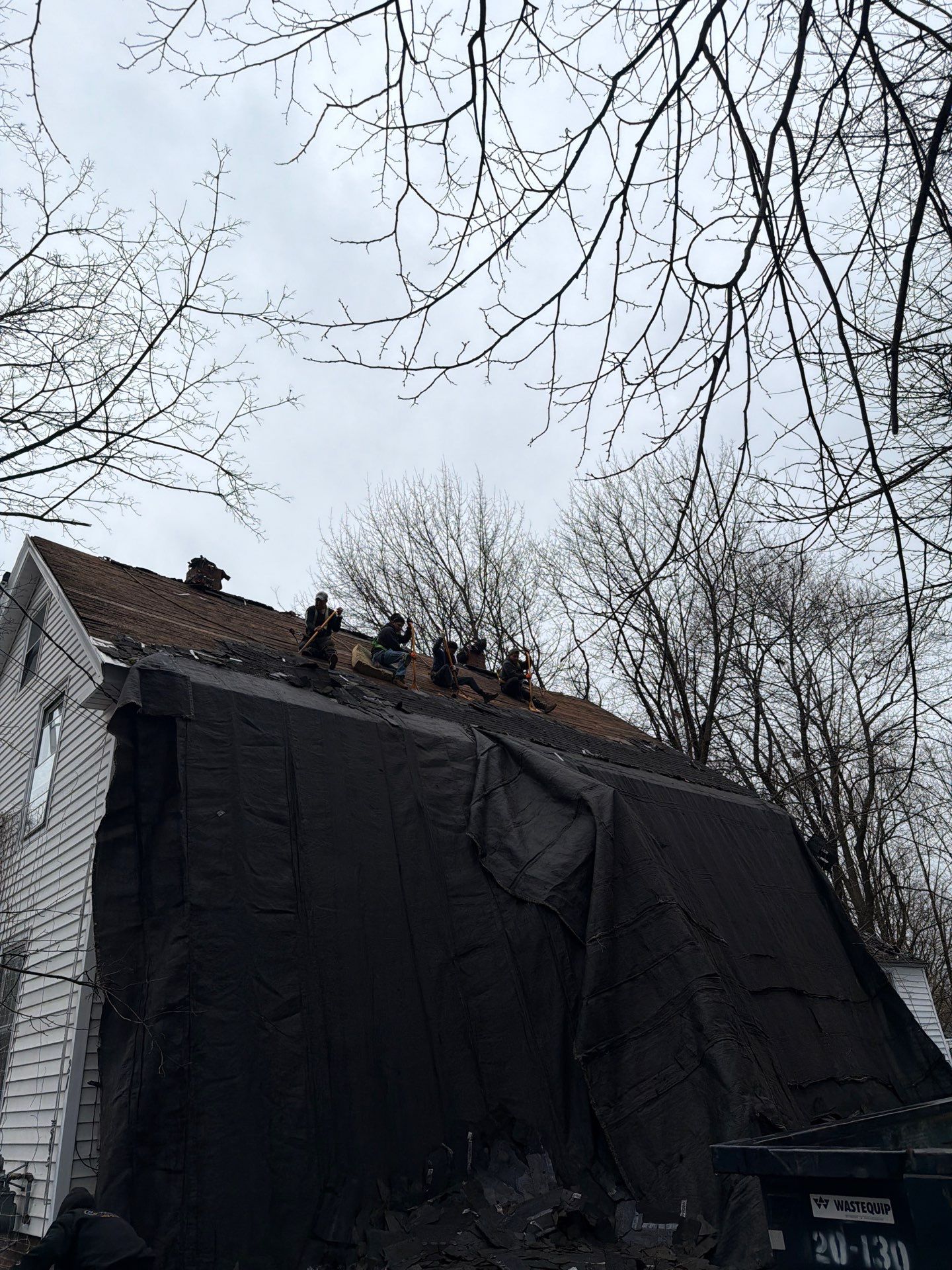 Asphalt Shingle Roof Replacement for Two-Story Waterville Home by Tall pine roofing