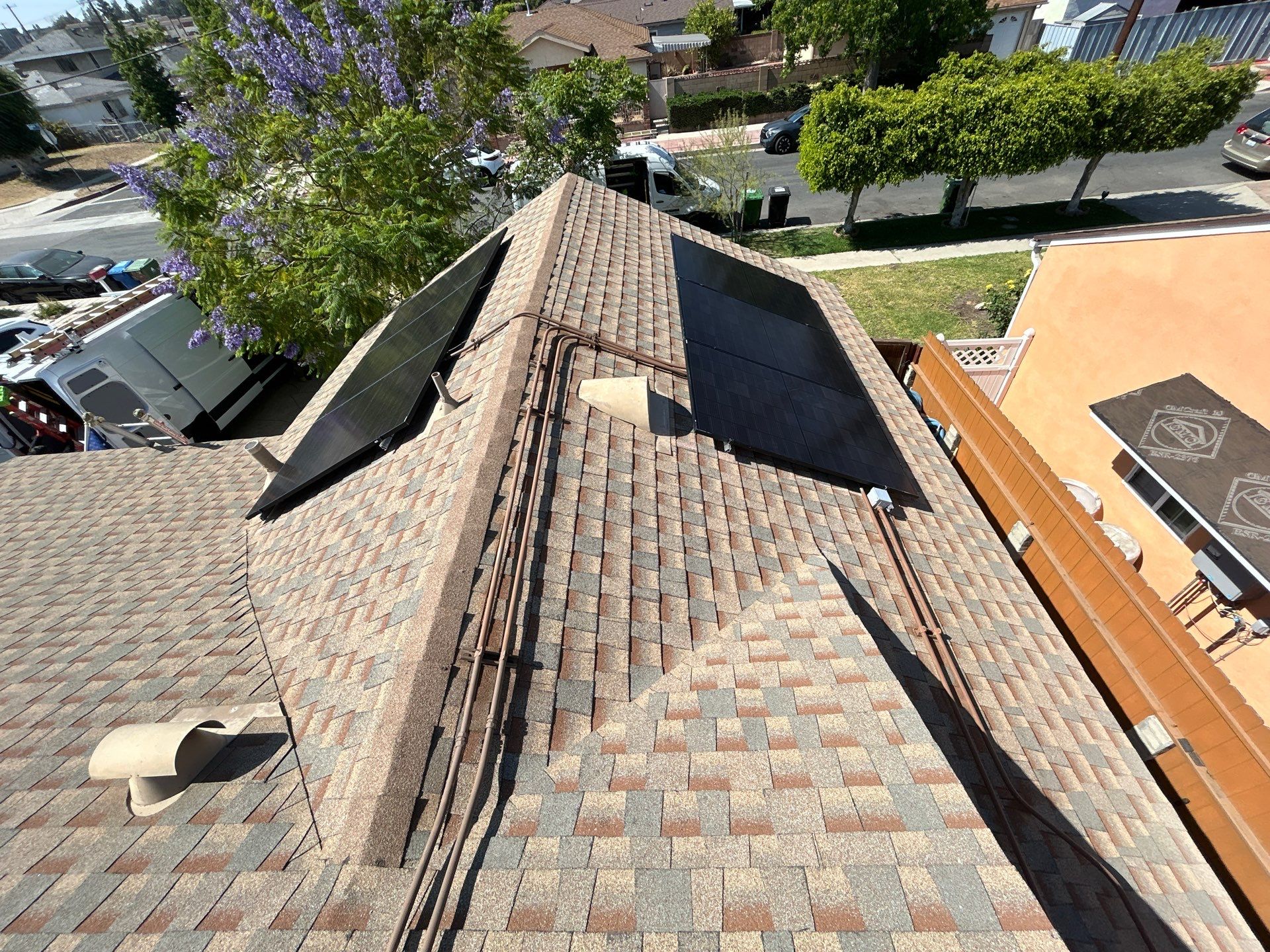 Solar System Installation on Los Angeles Residential Property by AWS Solar