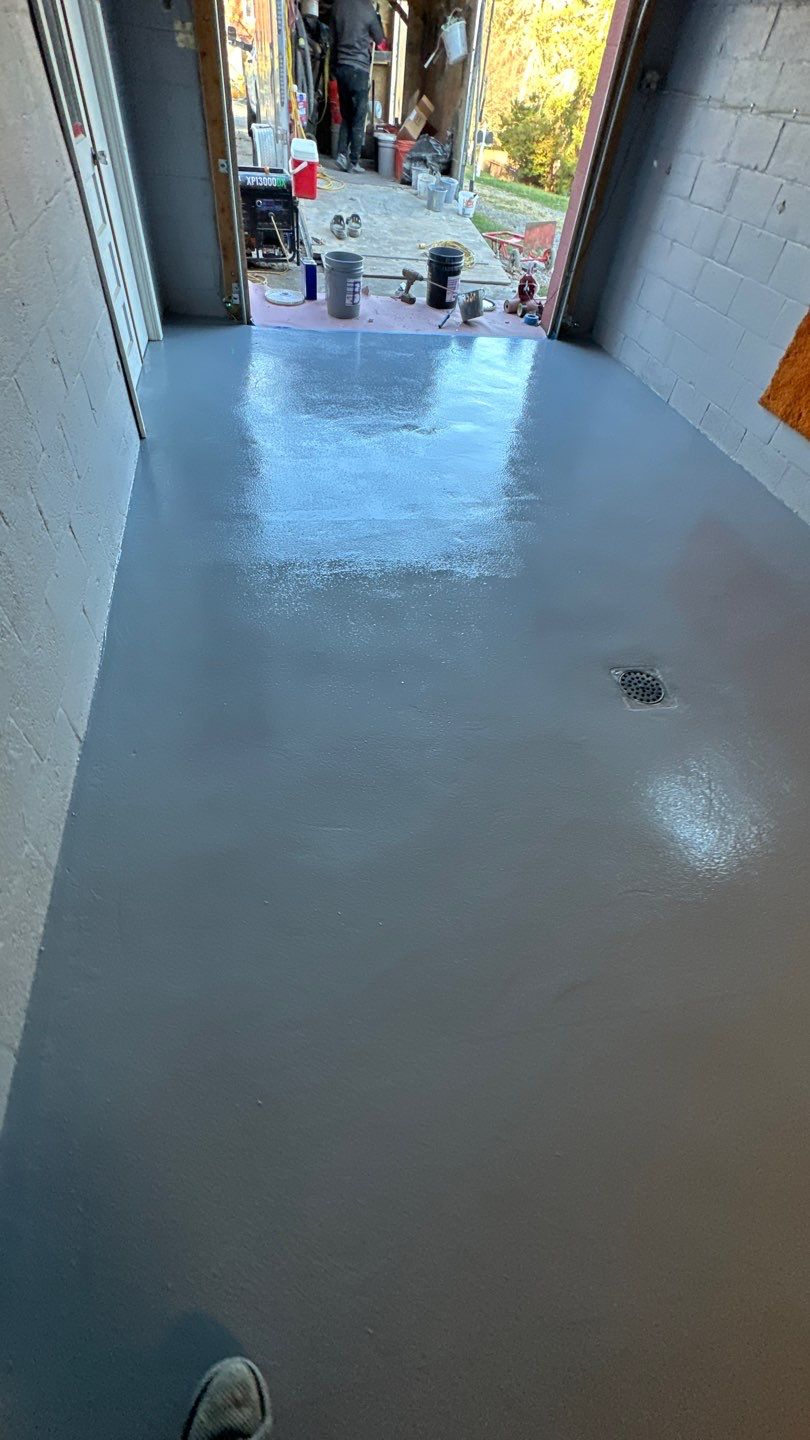 Basement + Garage Project in Pittsburgh by Floors in a Day, Inc