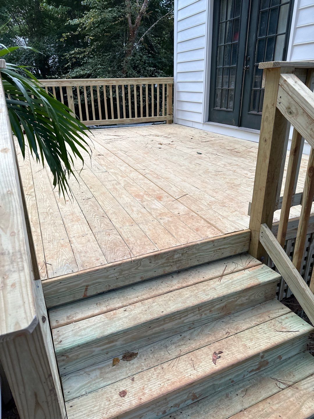 James Hardie Siding Replacement and Custom Deck Construction in Cary by The Remodeling Company