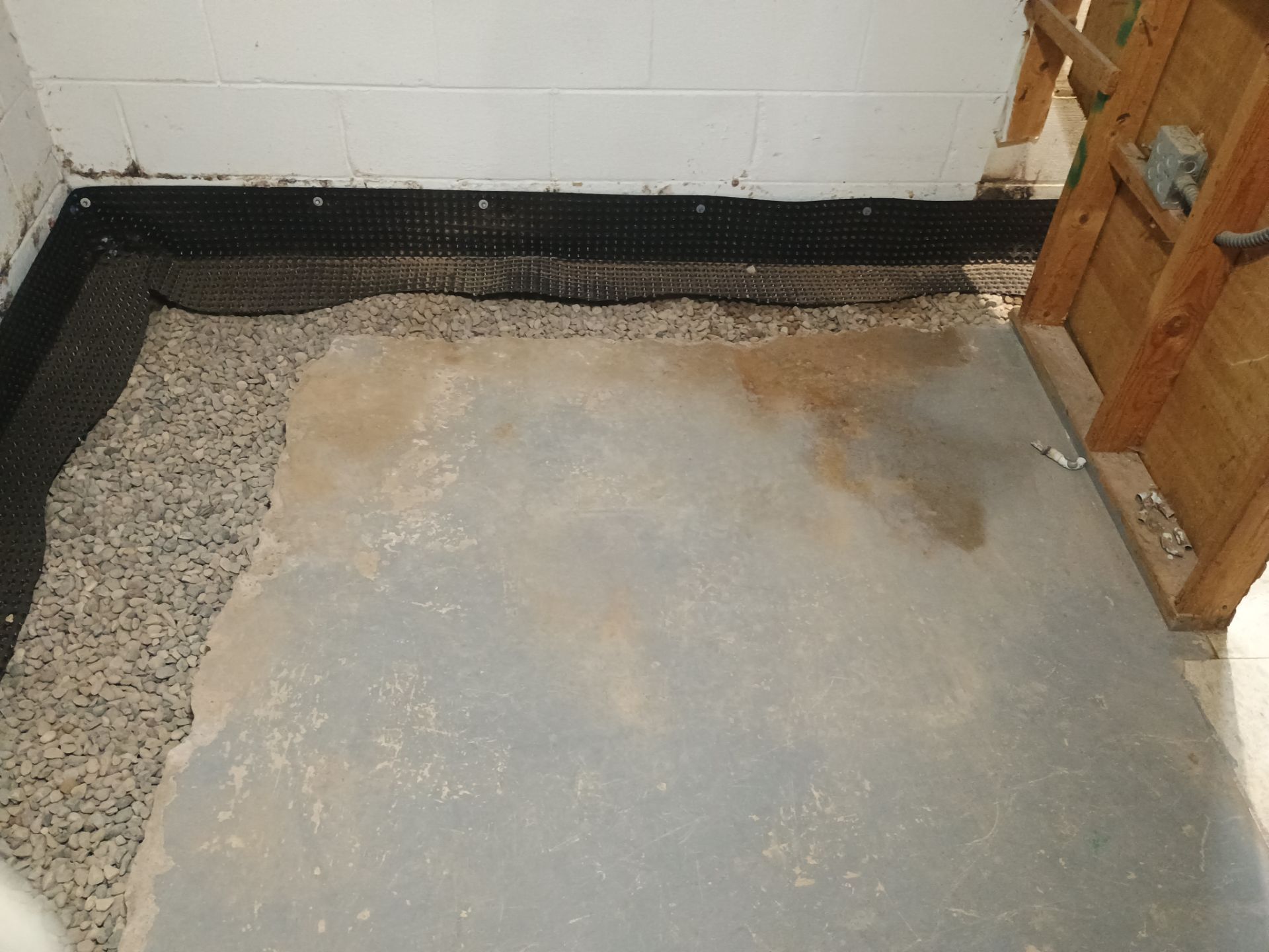Interior Drain Tile Installation in Columbia Heights, MN by Waterproofing Northeast