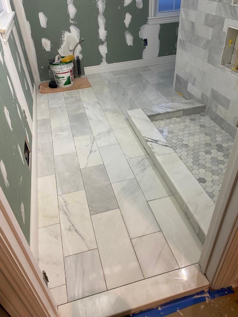 Bathroom Remodel using Tile by Home Concepts Construction