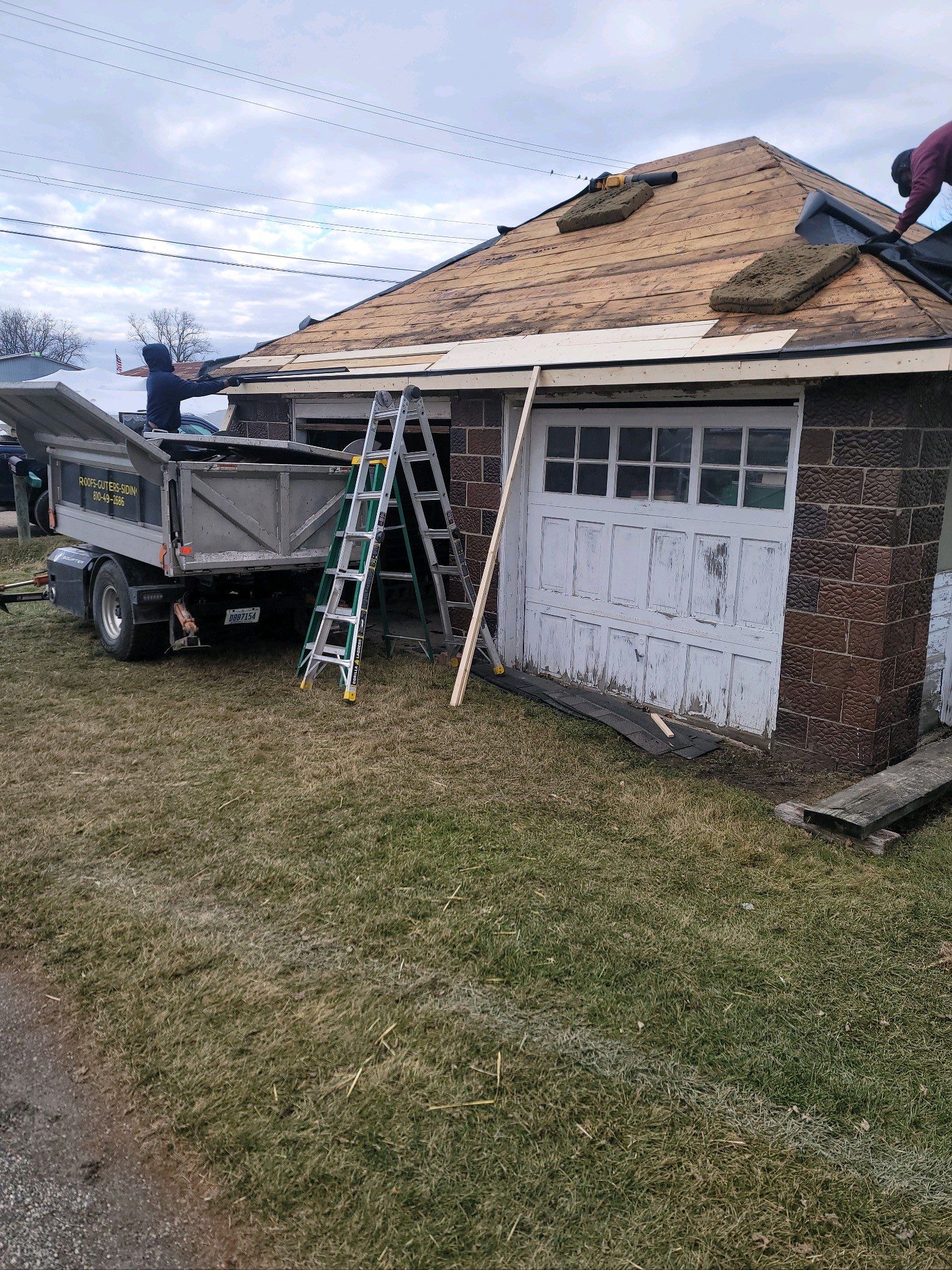 Residential Roofing Installation using IKO Dual Black by JNR Roofing LLC