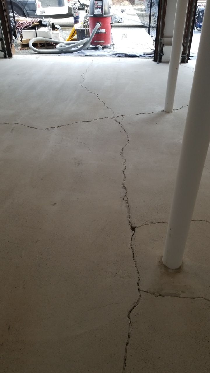 Garage Floor in Domino by Spectrum Painting, LLC