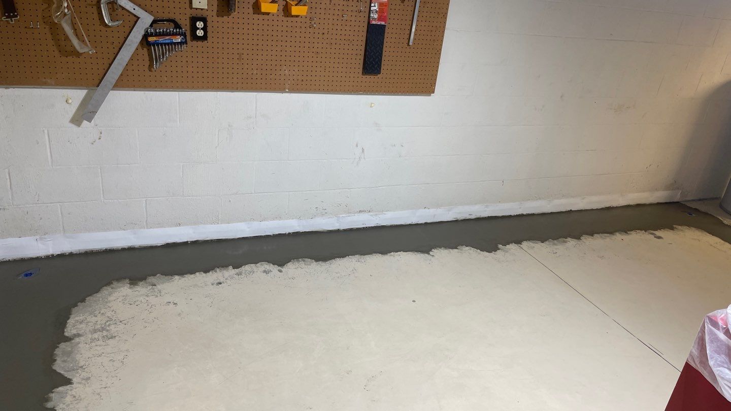 Interior Basement Waterproofing System by Toledo Basement Repair