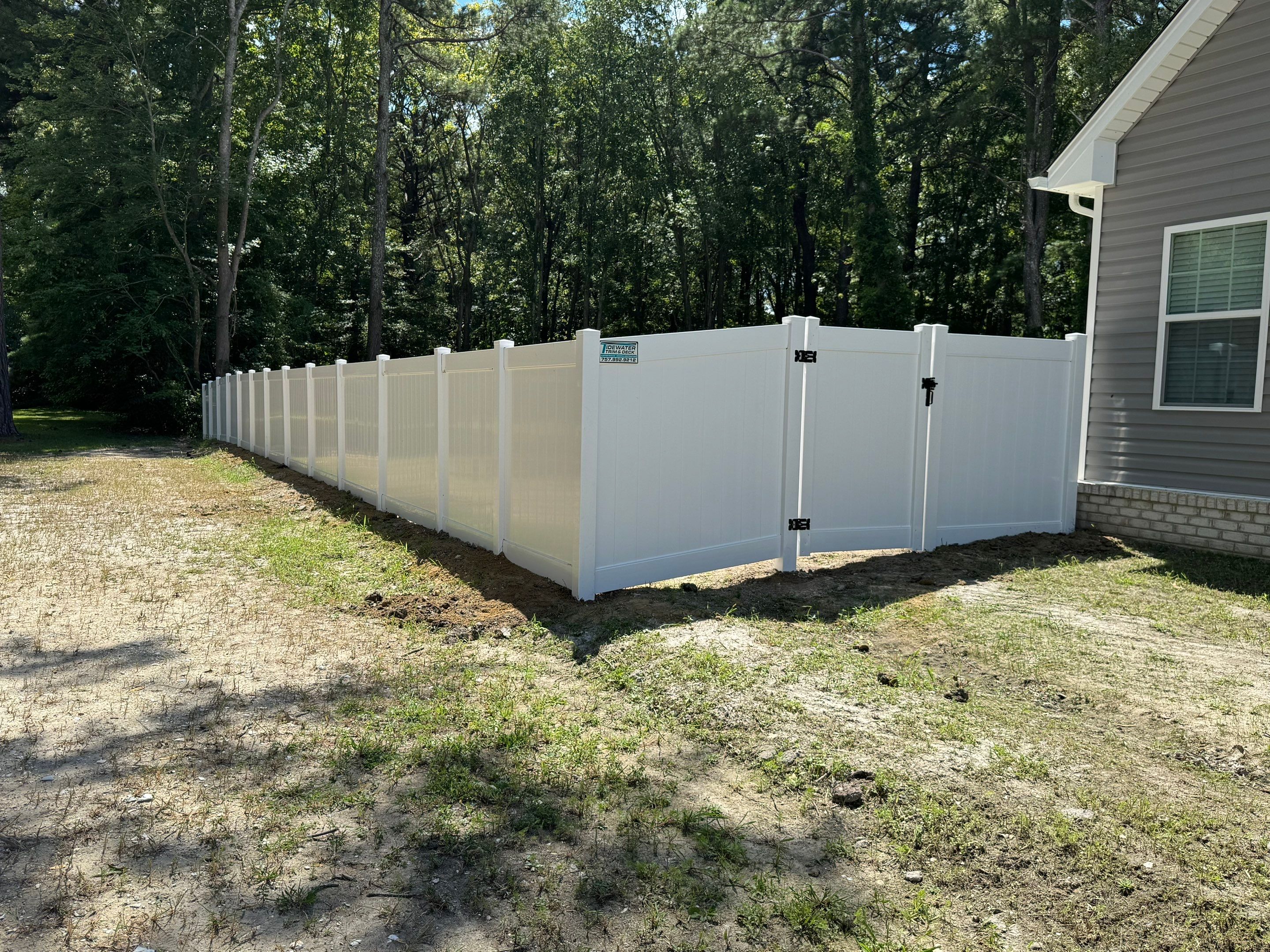 The Fence That Never Fades by Tidewater Trim & Deck