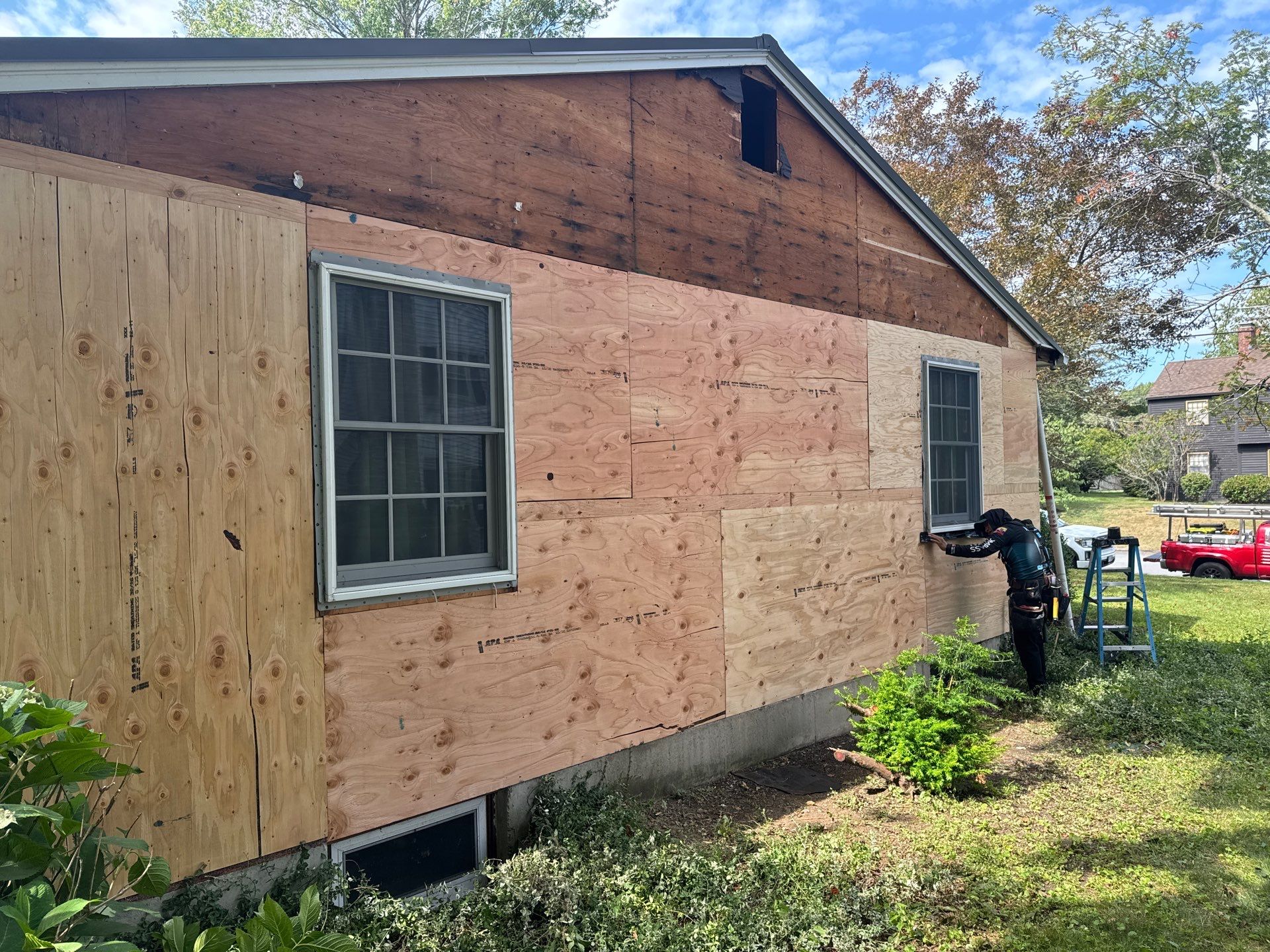 Vinyl Siding Replacement & Extensive Rot Repair in North Hampton, NH by Compass exteriors