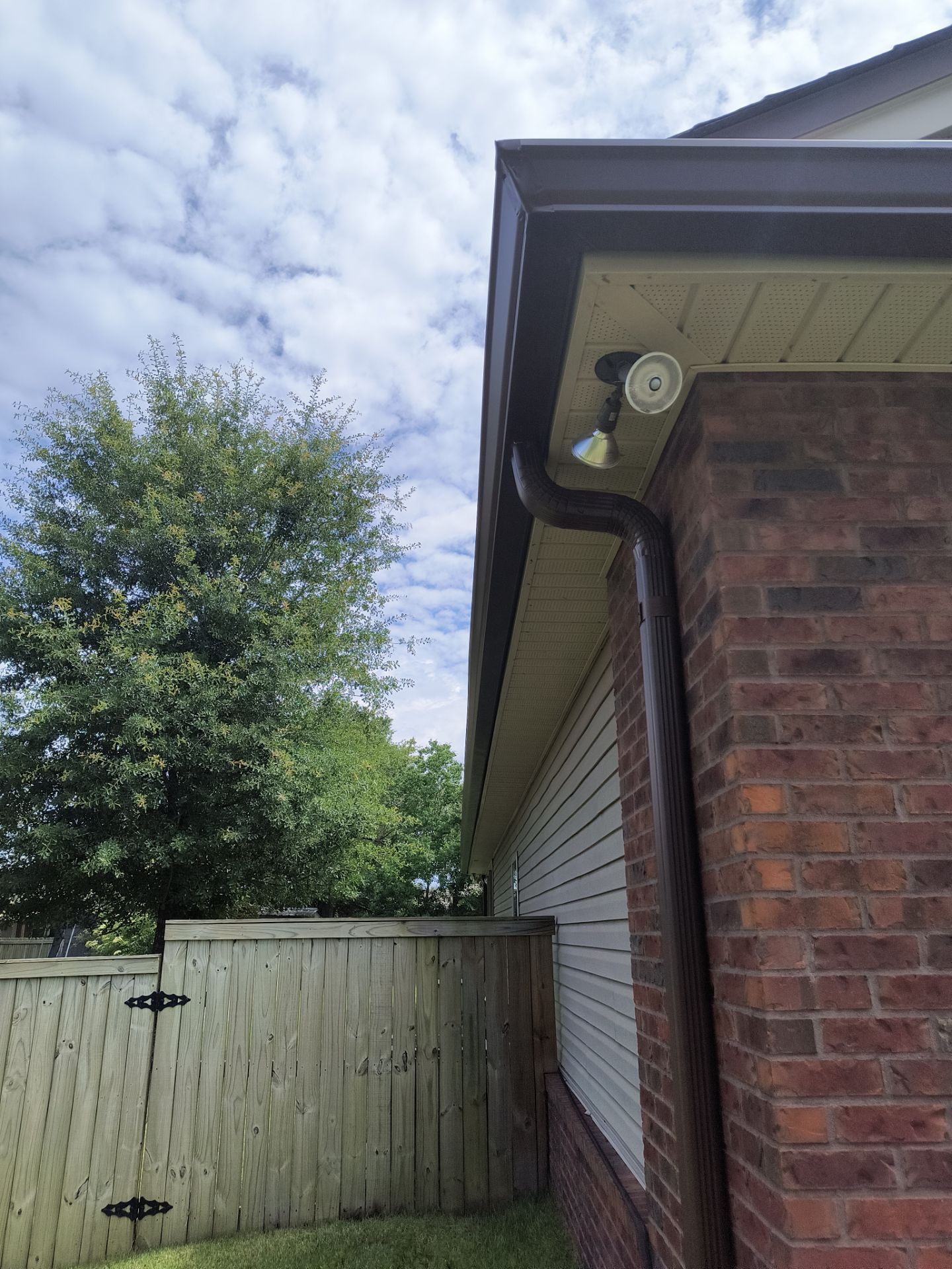 Premium K-Style Seamless Gutters in Panama City FL by Gutter Professors