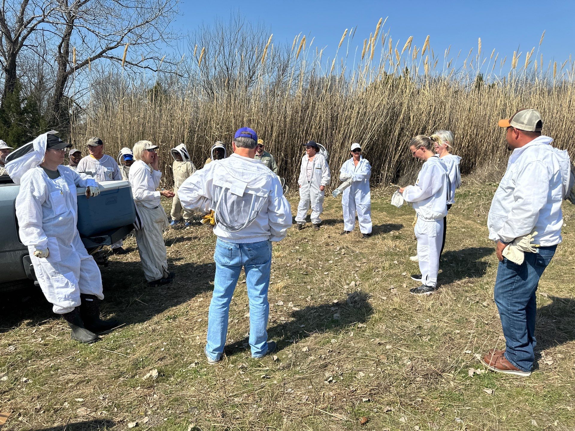 Teaching at an Apiary in Rowlett by Rockwall Honey Bee Company