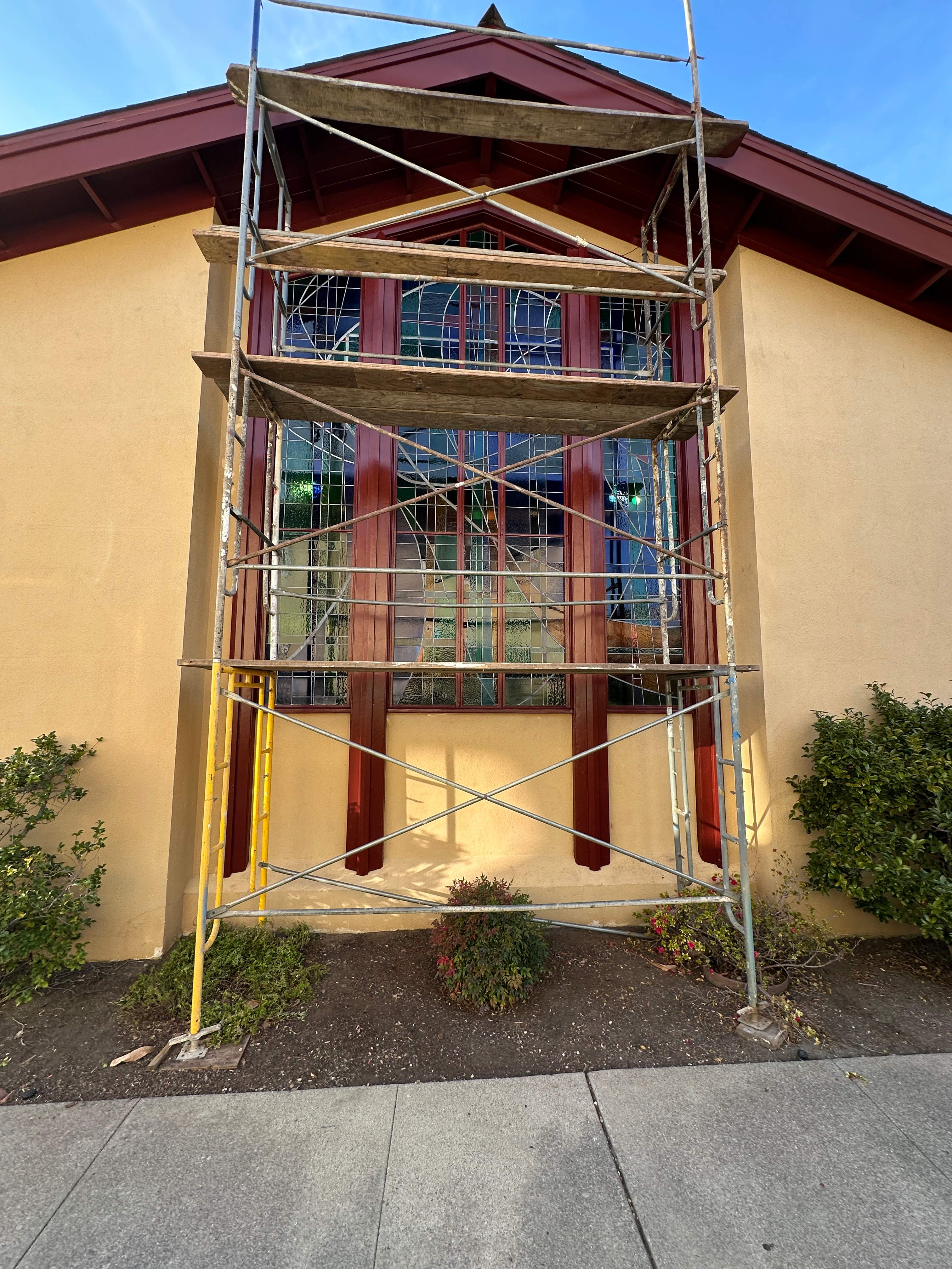 Assumption church San Leandro  by Herrera’s Bay Area Painting inc.